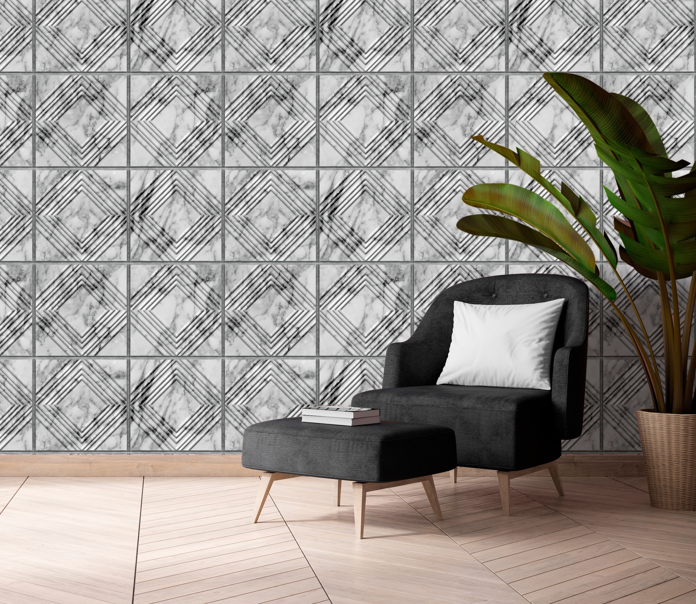 queence Vinyltapete »Jody«, bedruckt-clean-unifarben-minimalistisch-Abriebeffekte-Steinoptik, 90x250cm, selbstklebend, kinderleichte Anbringung, Sticker