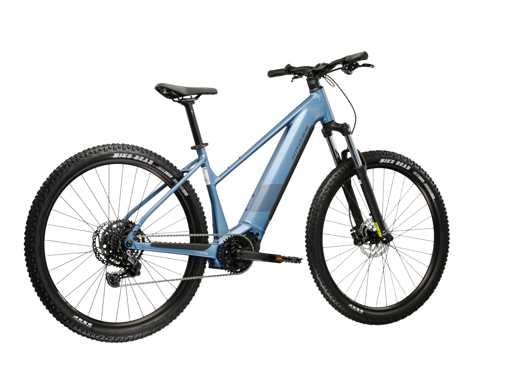 Kross »Damen Influx Hybrid 1.0 20Ah/720Wh 29 Zoll blau 9 Gänge 2026« 9 Gang Shimano CUES U4000 Schaltwerk Kettenschaltung Mittelmotor 250 W