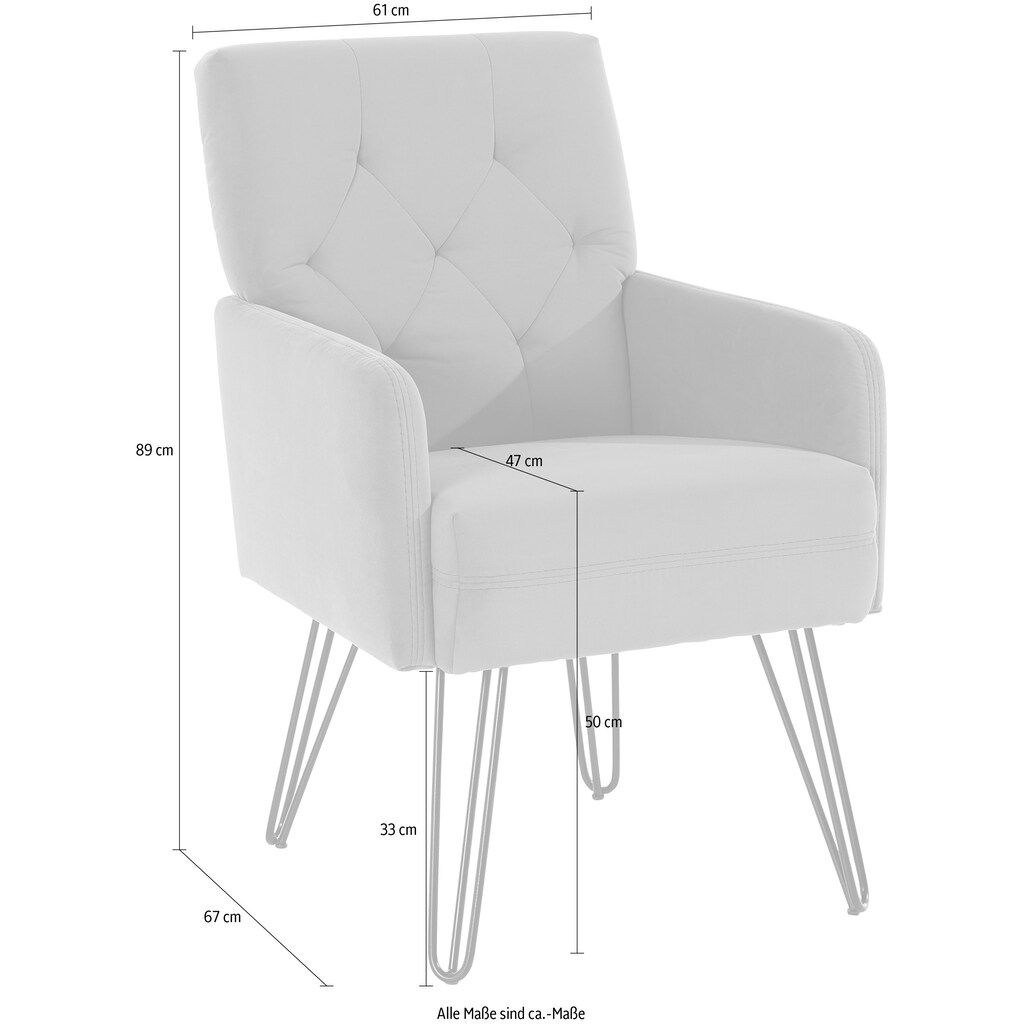 exxpo - sofa fashion Sessel »Doppio«