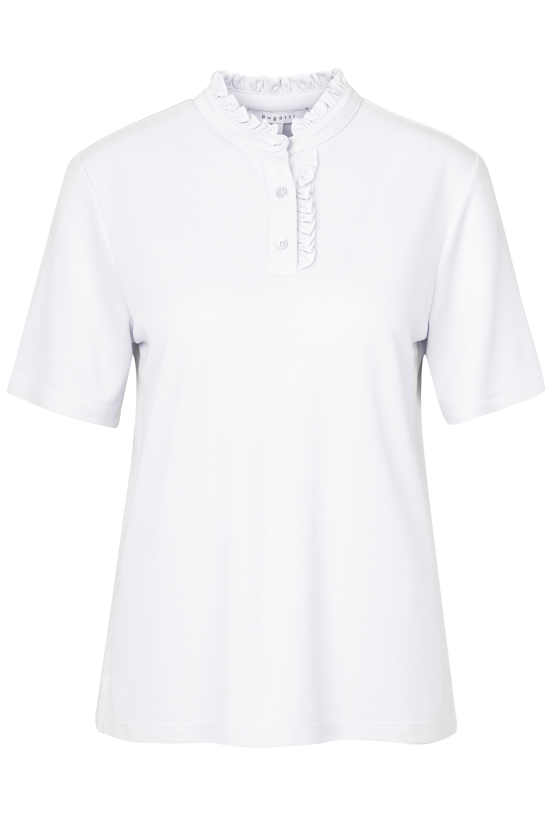 bugatti T-Shirt mit Rüschendetails