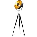 Leonique Stehlampe »Elenoire«, E27, Stehleuchte in Retro Optik, Höhe von 148 bis 168 cm verstellbar, schwarz / goldfarben