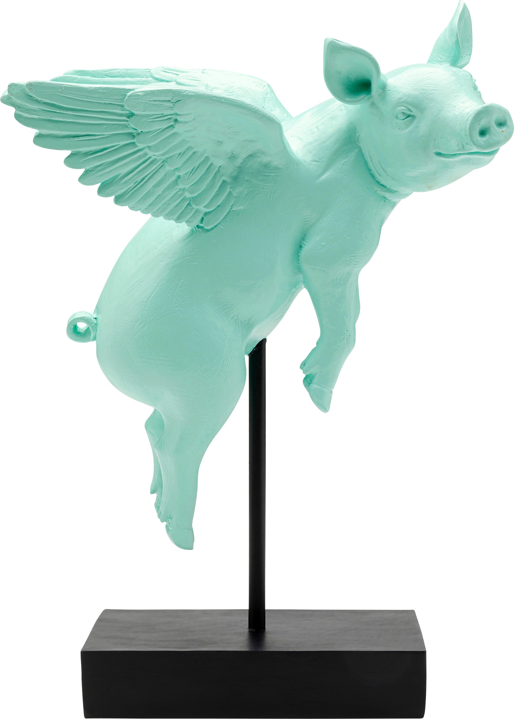 Kare Design Dekofigur »Deko Figur Flying Pig Türkis 29cm« günstig online kaufen