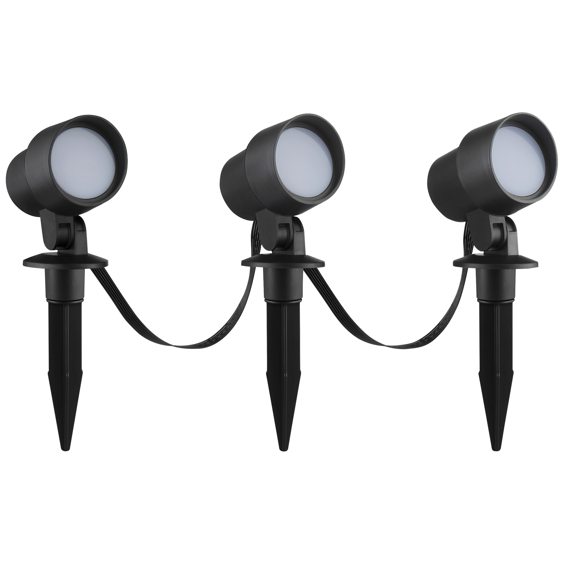 Brilliant LED Gartenleuchte »Kamara« LED-Modul 3 Stk. RGB   warmweiß - kalt günstig online kaufen