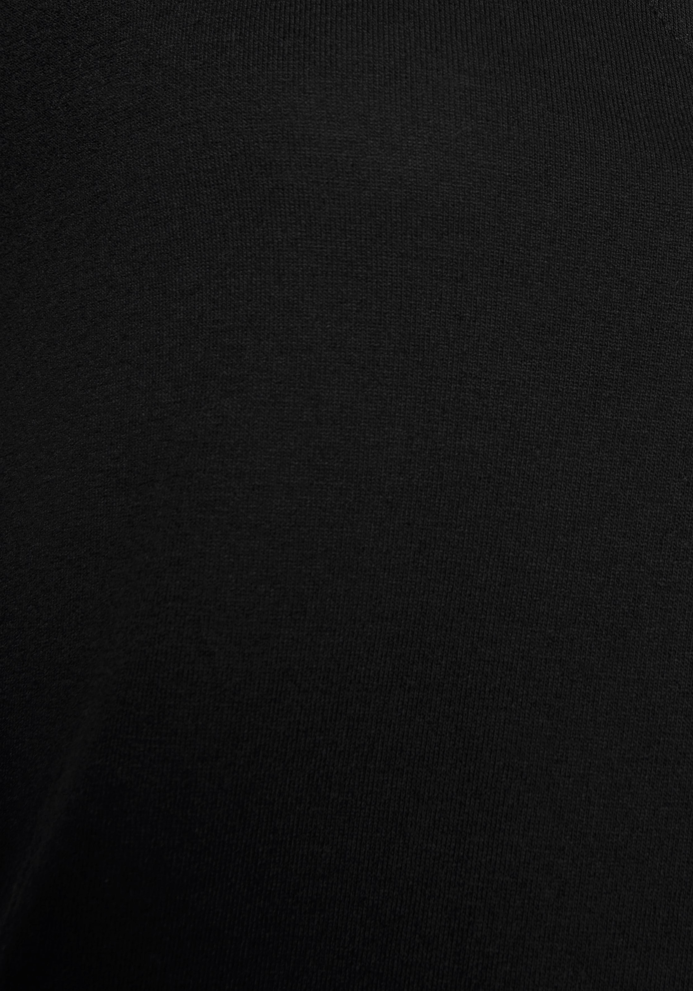 LASCANA 7/8-Overall mit V-Ausschnitt, kurzärmliger Jumpsuit, Basic