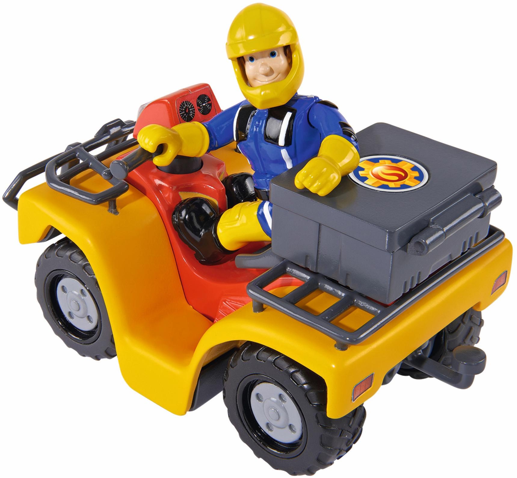 SIMBA Spielzeug-Auto »Feuerwehrmann Sam, Quad Mercury mit Figur«