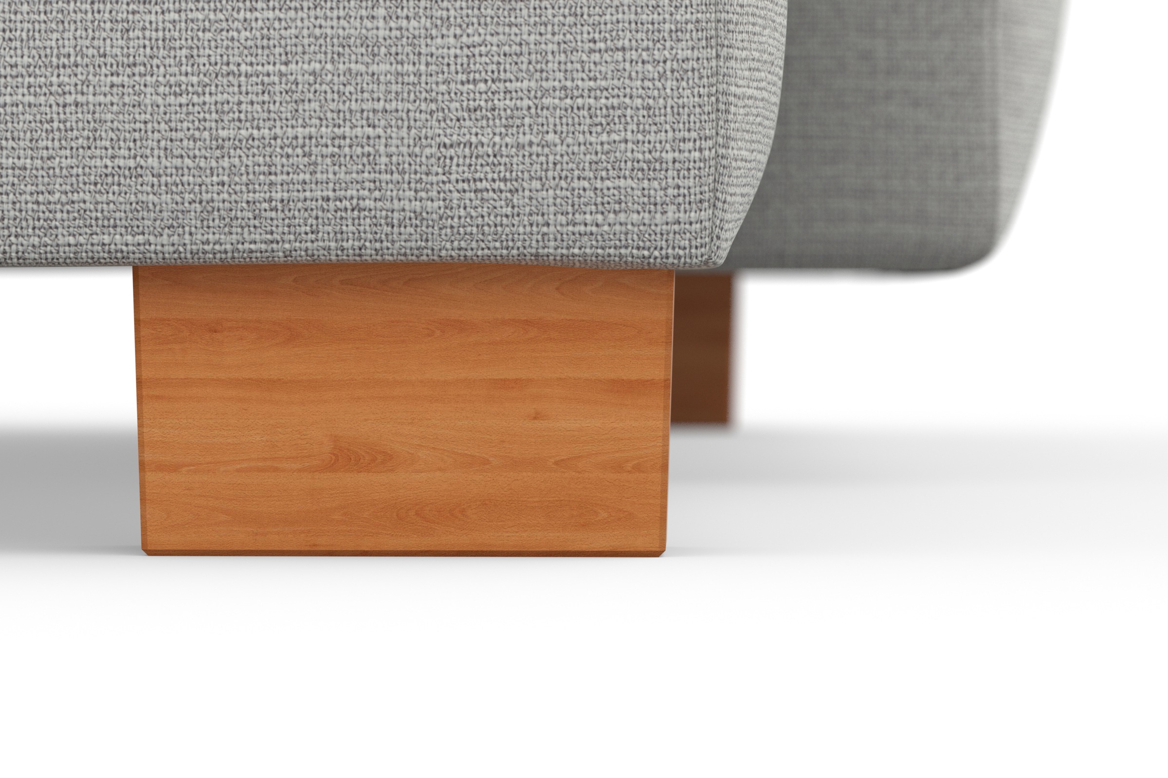 sit&more Ecksofa »Dundee L-Form«, mit Federkern und Massivholzfüßen, wahlweise mit Kopfteilverstellung