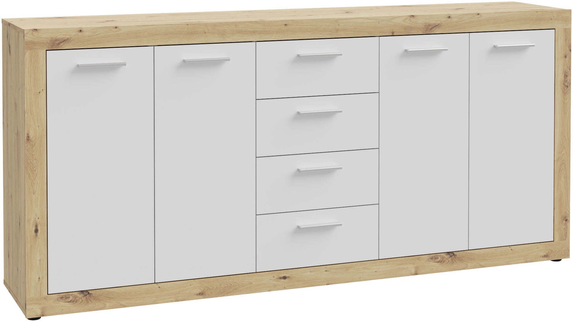 FORTE Sideboard »Baccio«, Breite ca. 197 cm, 4 Türen, 4 Schubladen