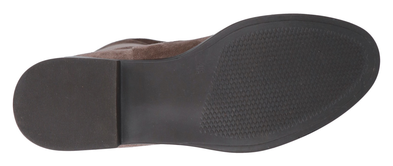 Caprice Schlupfstiefel, Blockabsatz, Langschaftstiefel in klassischer Linie, XS Schaft