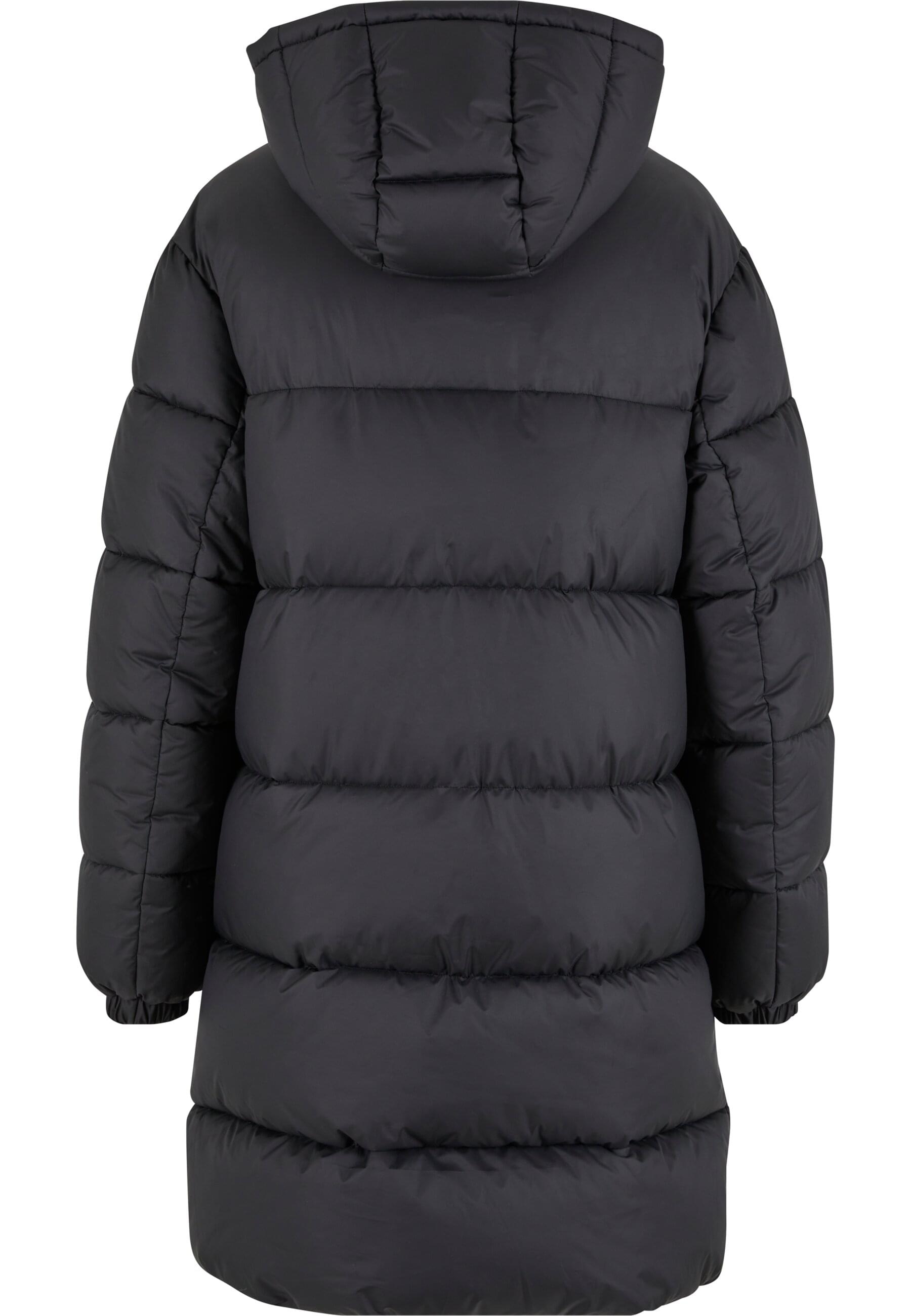 URBAN CLASSICS Winterjacke »Urban Classics Ladies Long Puffer Coat« 1 Stk. tlg. mit Kapuze