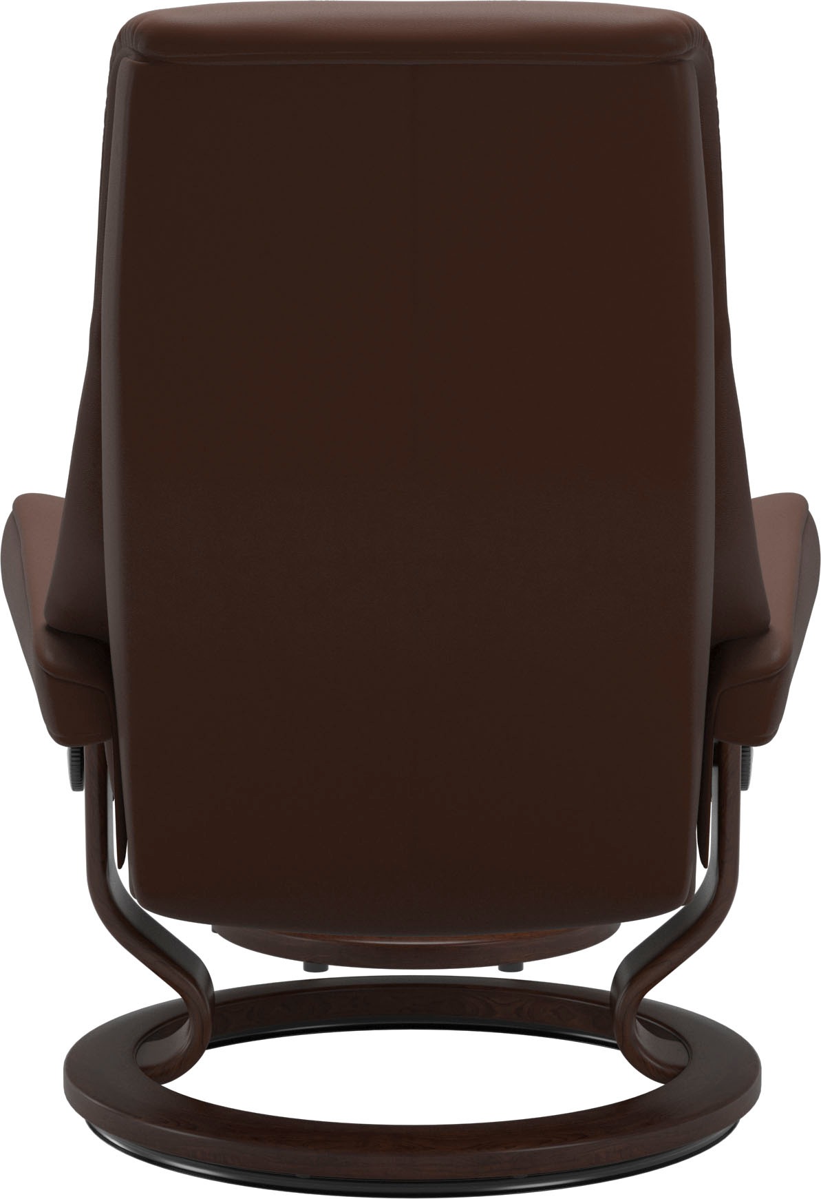 Stressless® Relaxsessel »View«, (Set, Relaxsessel mit Hocker), mit Classic Base, Größe S,Gestell Braun