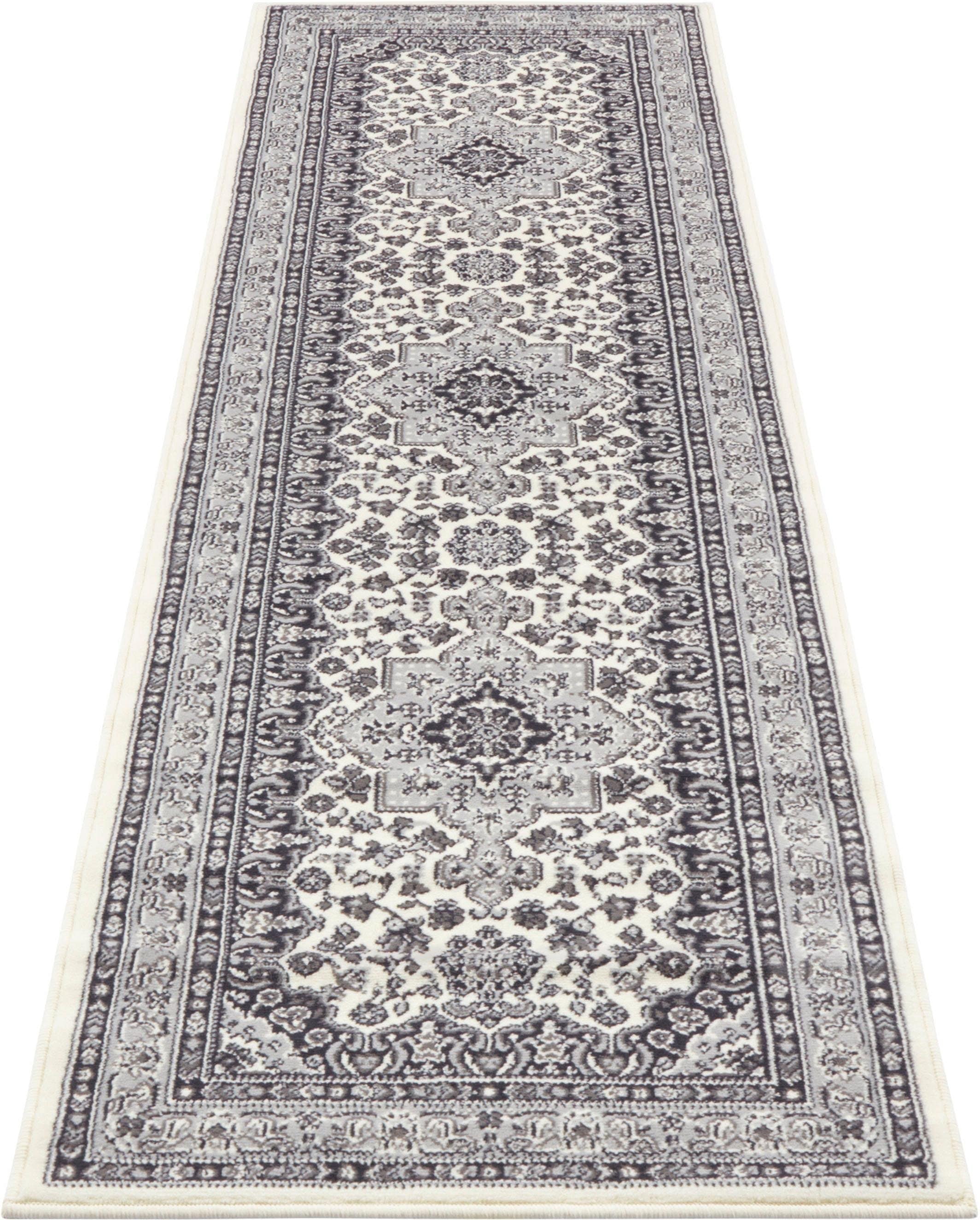 NOURISTAN Teppich »Parun Täbriz«, rechteckig, 9 mm Höhe, Kurzflor, Orient, Läufer, Vintage, Esszimmer, Wohnzimmer, Flur