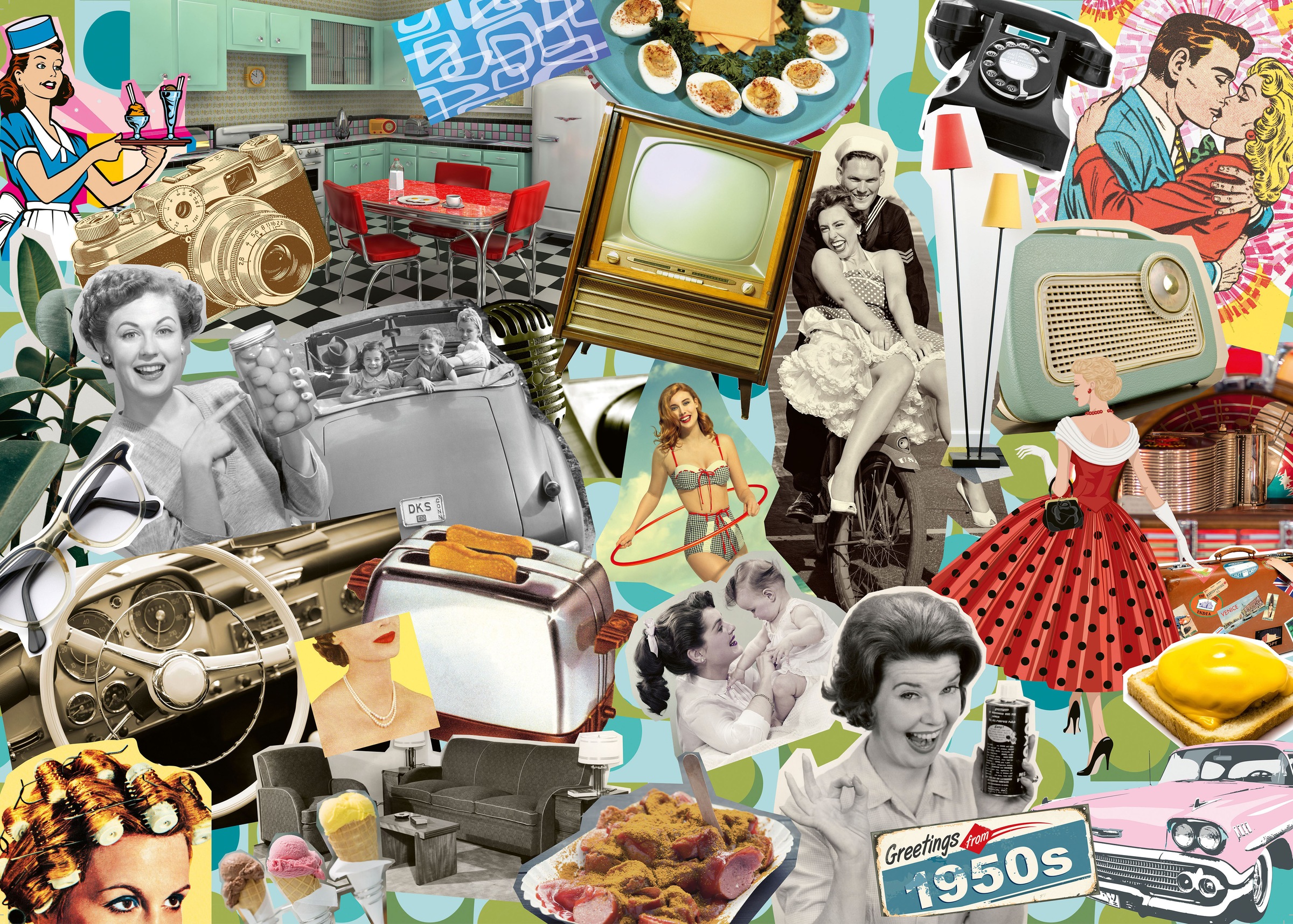 Ravensburger Puzzle »Die 50er Jahre«, Made in Germany