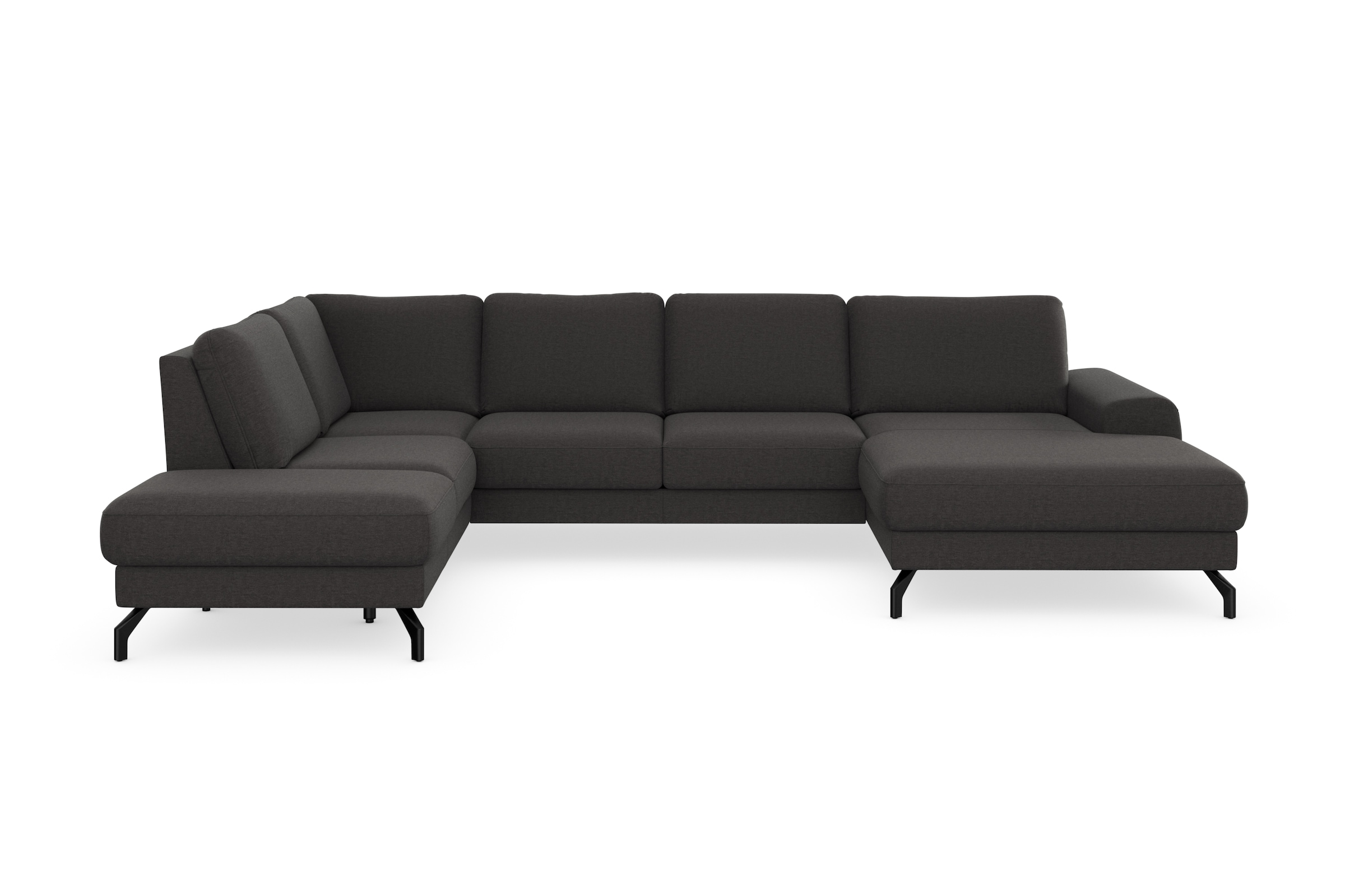 sit&more Wohnlandschaft »Cinturo U-Form«, inklusive Sitztiefenverstellung und Federkern, Sitzhöhe 45 cm