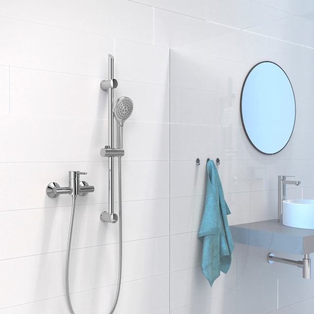 Schütte Duschsystem »SAMANA«, wassersparend, Antikalk, 3-fach verstellbar,  Wasserstoppfunktion online kaufen