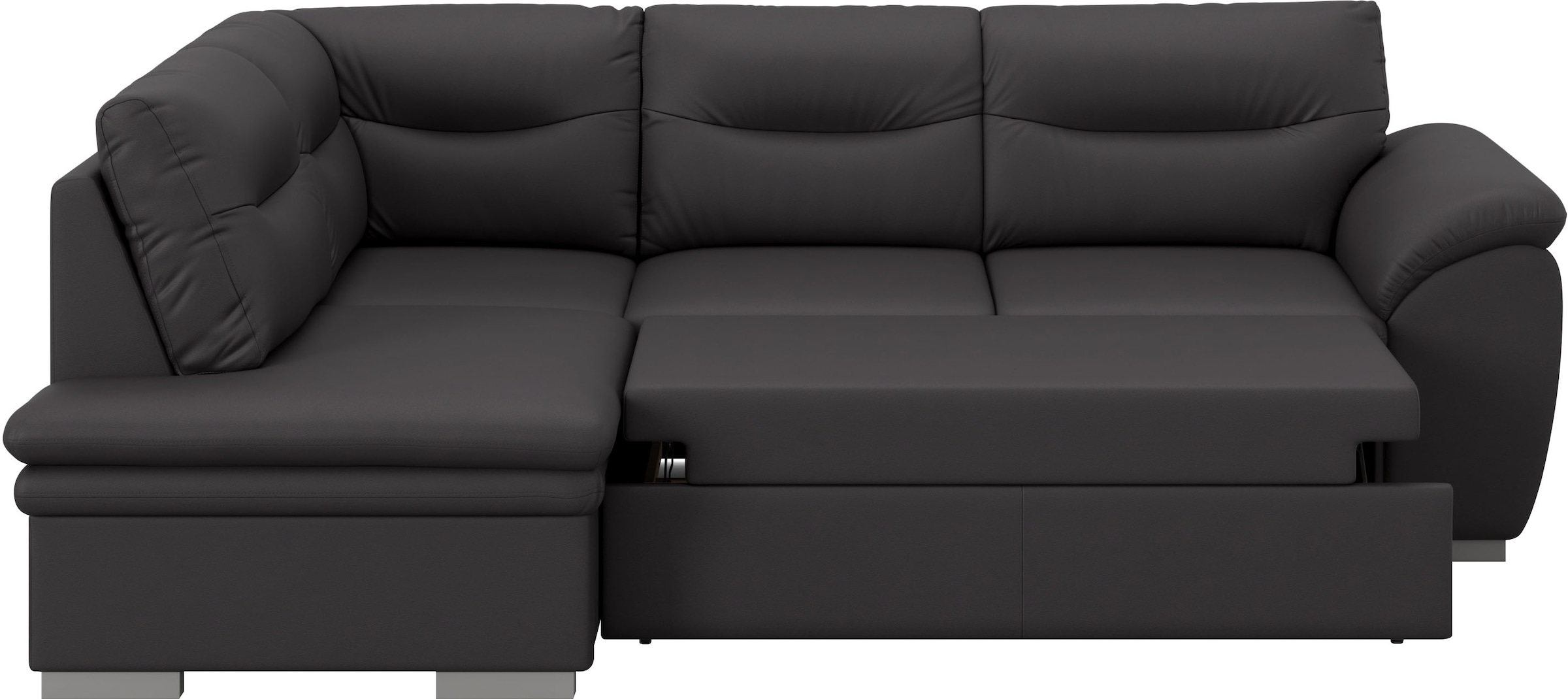 COTTA Ecksofa »Leandra L-Form«, wahlweise mit Bettfunktion & Bettkasten