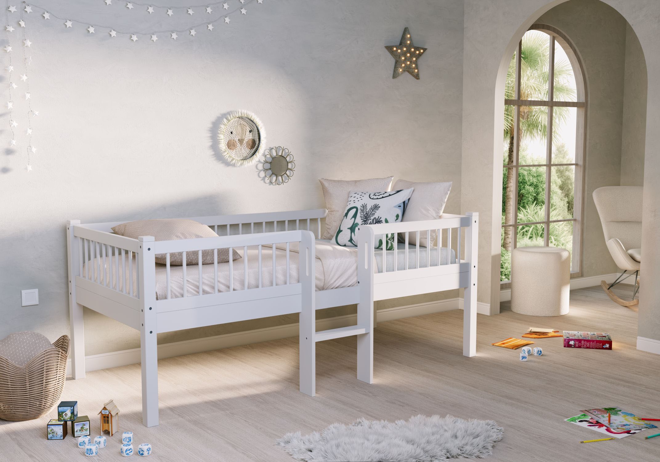 Vipack Massivholzbett »Forrest Massivholzbett Made in Europe, stabil und ho günstig online kaufen