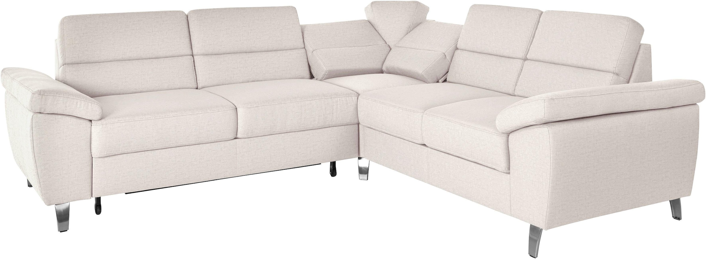 sit&more Ecksofa »Sorano L-Form«, wahlweise mit Bett- und Relaxfunktion, inkl. Bettkasten