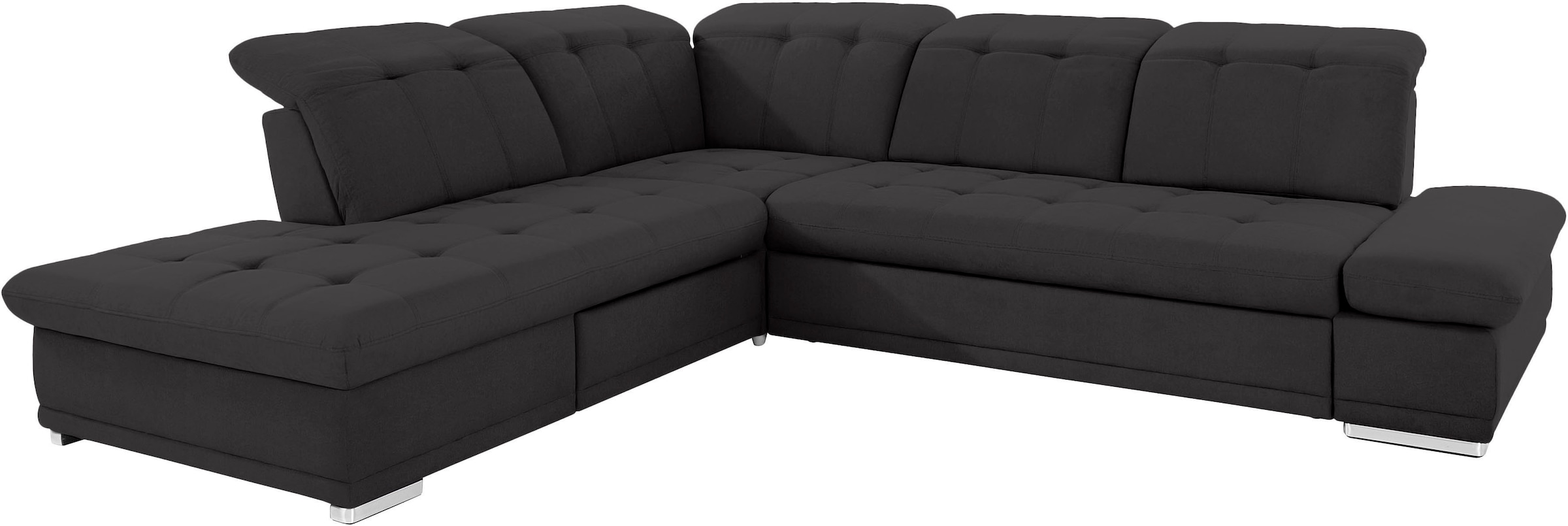 COTTA Ecksofa »Holiday L-Form mit Sitztiefen-, Armteil- und Kopfteilverstellung« wahlweise mit Bettfunktion & Bettkasten