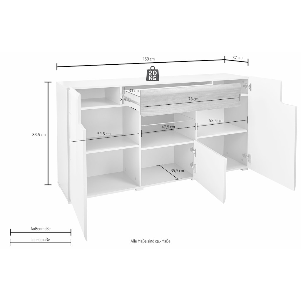 INOSIGN Sideboard »Toledo«