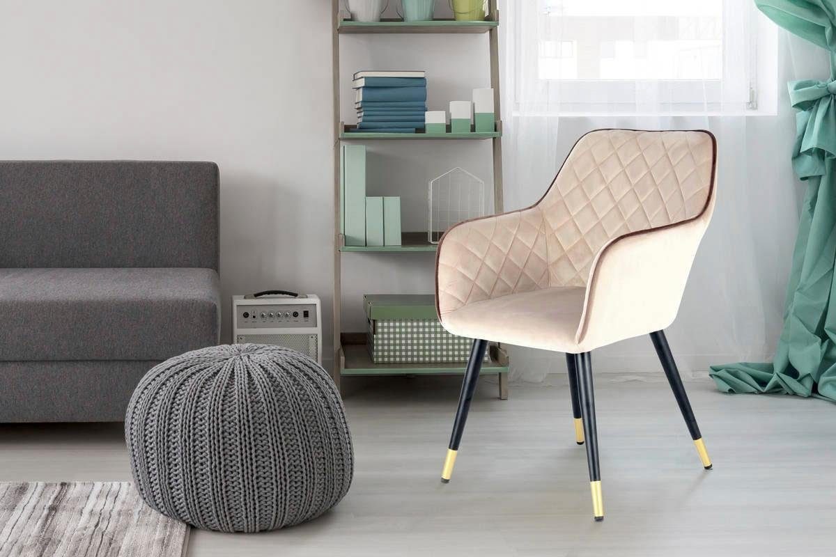 Kayoom Stuhl »Amino 525, stilvoller Design-Stuhl,samtweicher Bezug aus Velv günstig online kaufen
