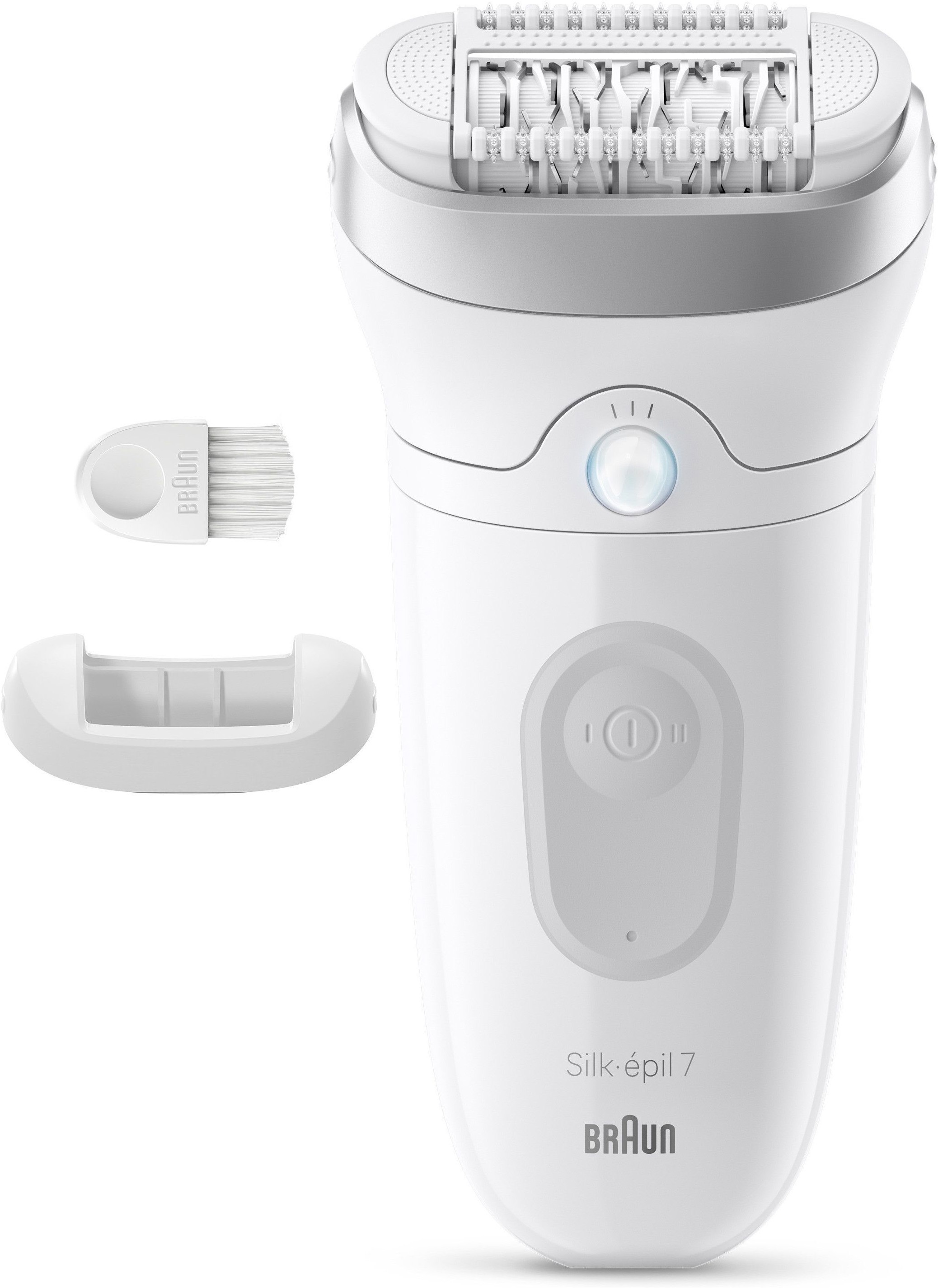 Braun Epilierer »Silk-épil 7 SE7-011 (Modell 2026) 7-000 (Modell 2025)« Massagerollenaufsatz, Wet&Dry