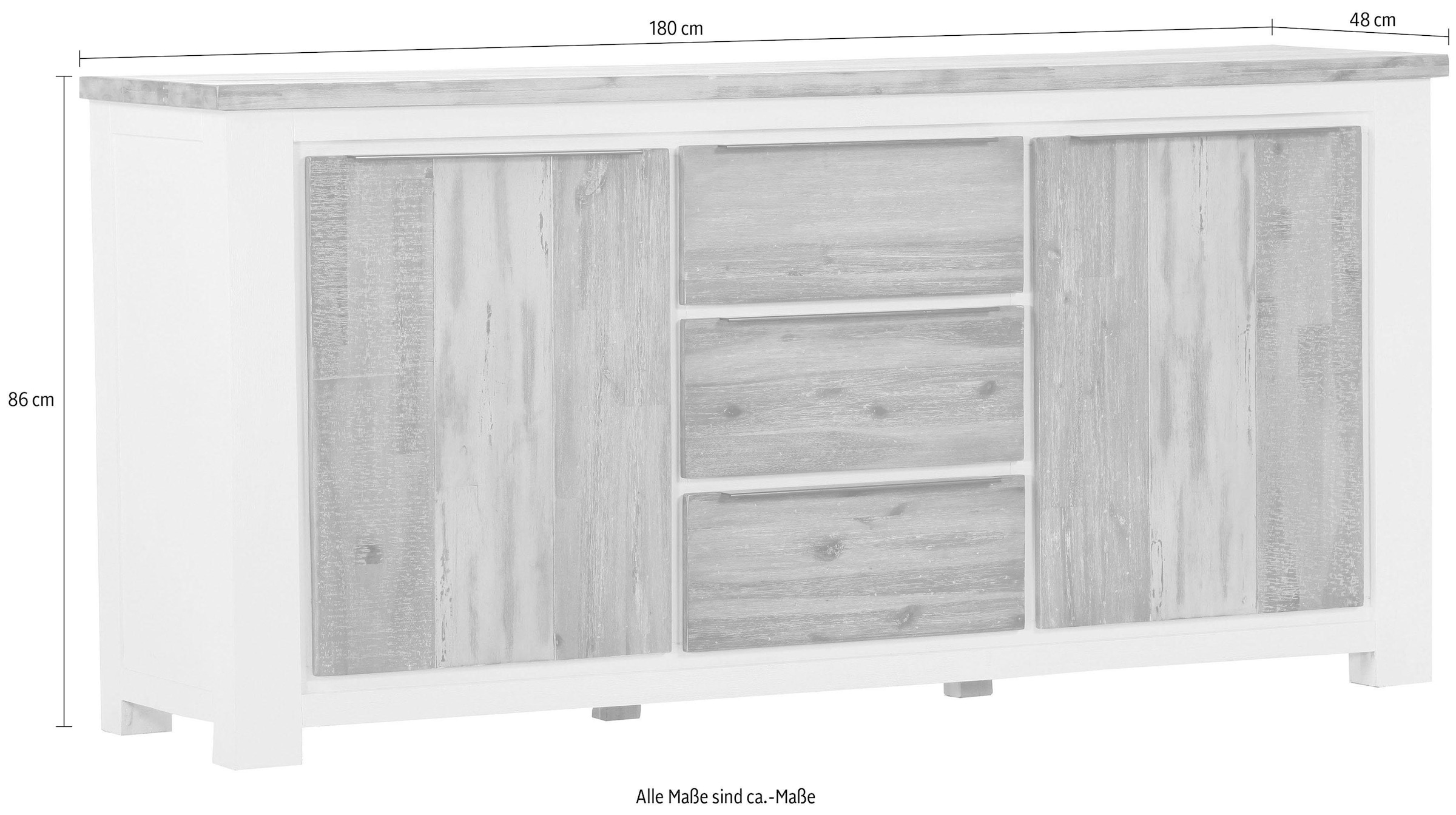 »Tampa«, Sideboard kaufen Stil Gutmann Vintage Factory in modernem online