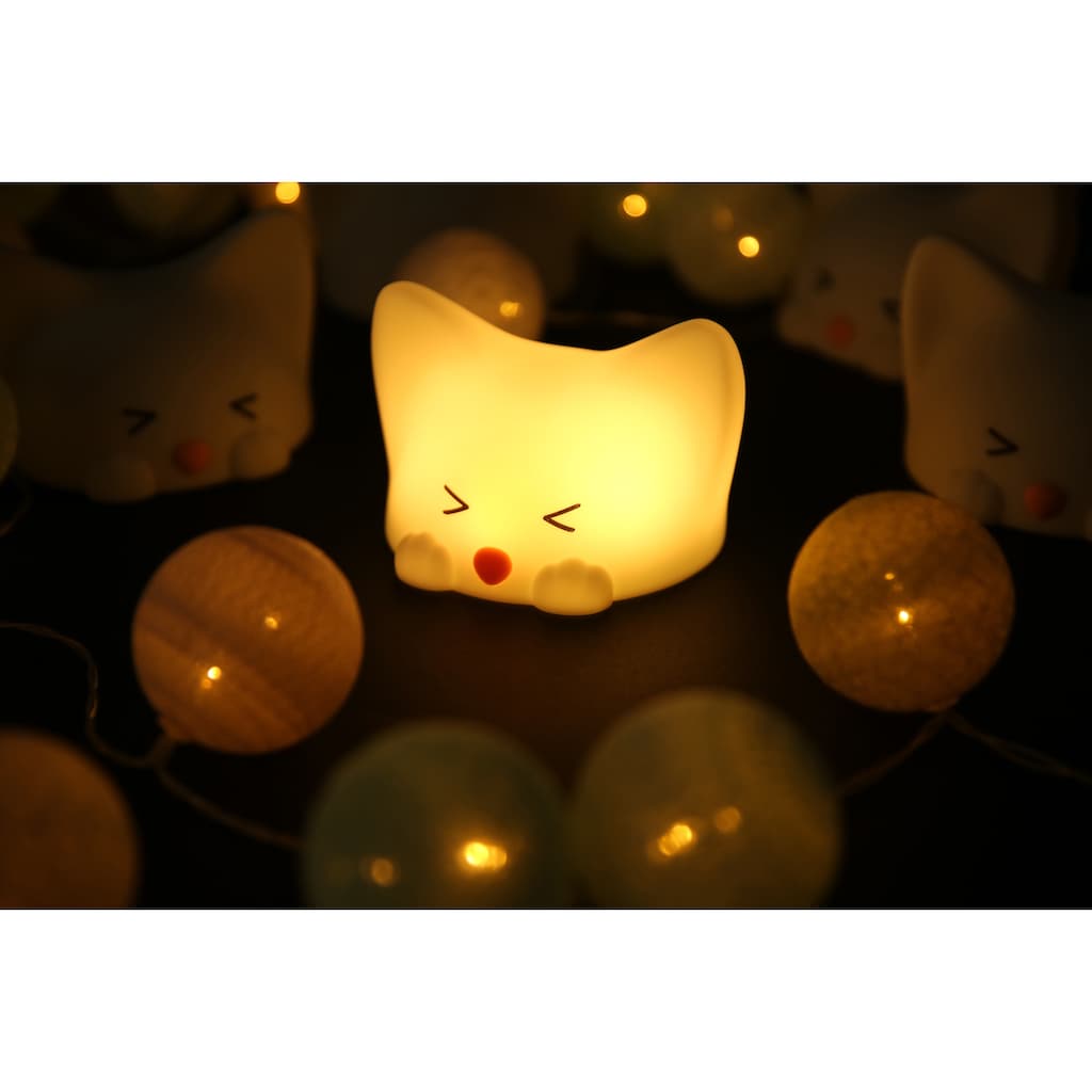 niermann LED Nachtlicht »Catty Cat«, 1 flammig-flammig, Nachtlicht Catty Cat