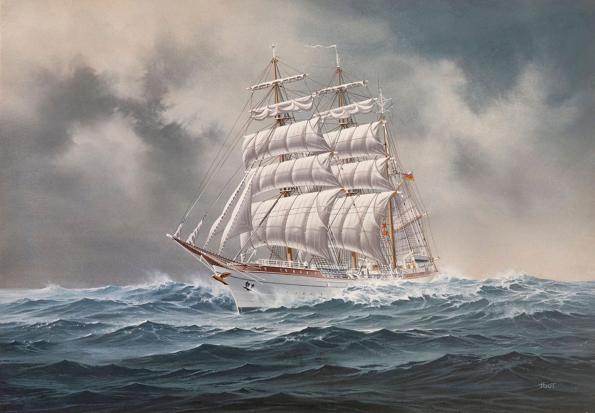 Revell® Modellbausatz »Segelschiff Gorch Fock«, 1:350