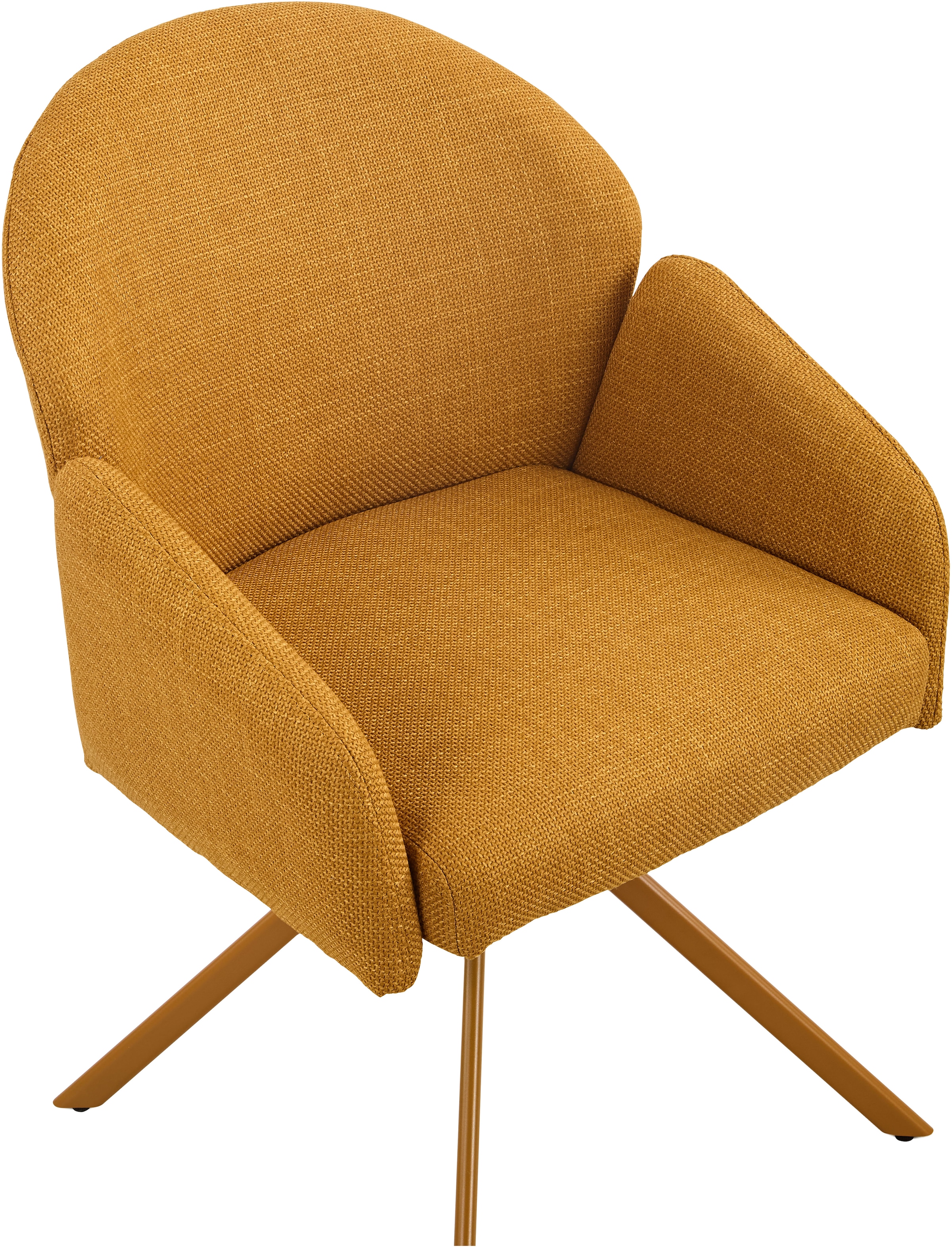 HELA Armlehnstuhl »HOLLY« (Set) 2 Stk.360° drehbar, Armlehnen, Gestell angepasst, Swing Back Komfortrücken