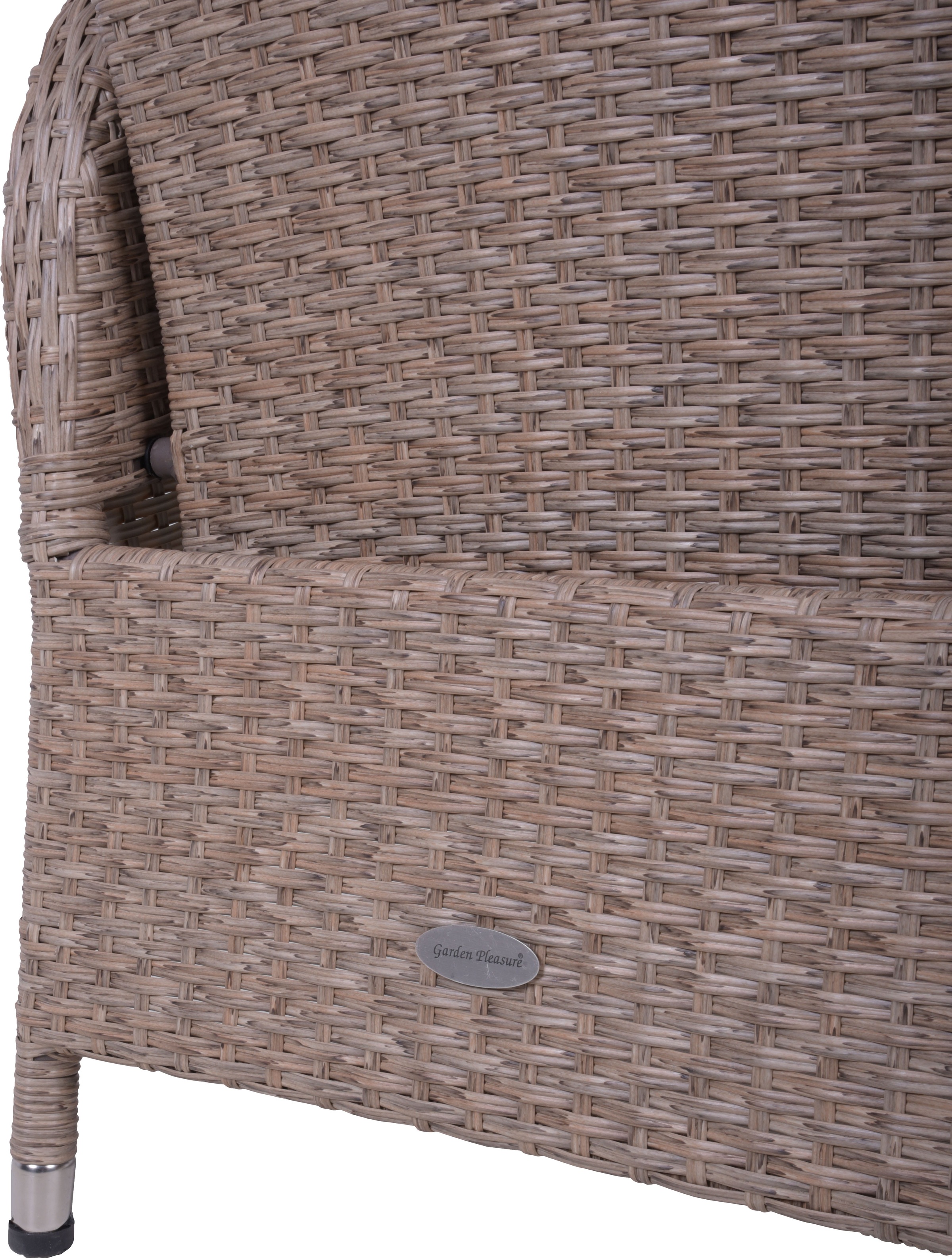 Garden Pleasure Garten-Essgruppe », Tischgruppe »BRAGA Set 01«, weidenbraun«, (Set, 7 tlg.), 6 Sessel, mit Gasfedern, Tisch LxB: 220x100 cm, inkl Auflagen