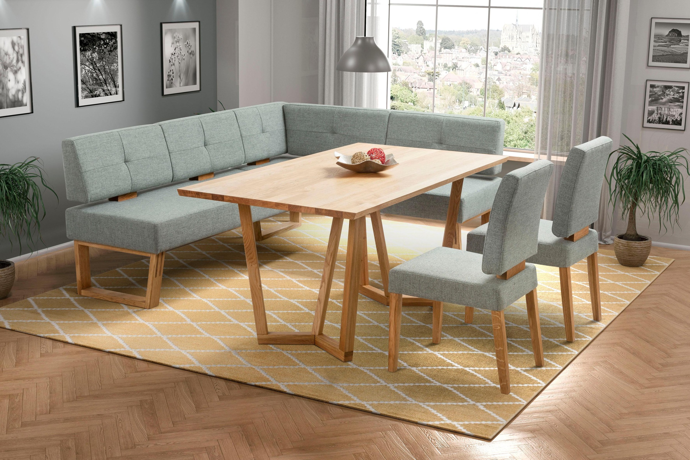 Home affaire Eckbankgruppe »Ponza Eckbank Küchenbank BESTSELLER« Set, 4 Stk günstig online kaufen