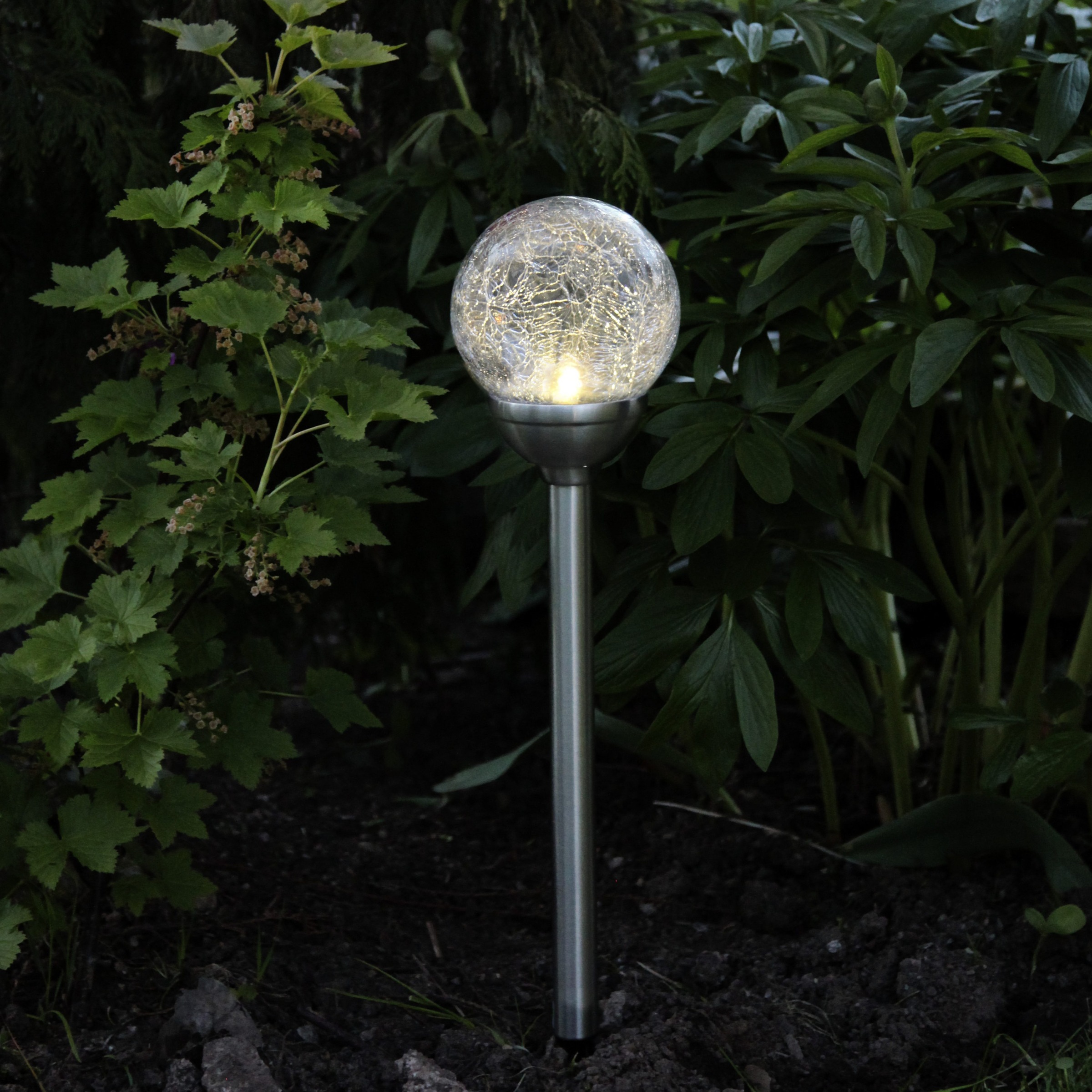 Parforce Traditional Hunting LED Solarleuchte »Solar-Wegleuchte Roma« LED-Board 1 Stk. Warmweiß Dämmerungssensor, schlanke Bauform