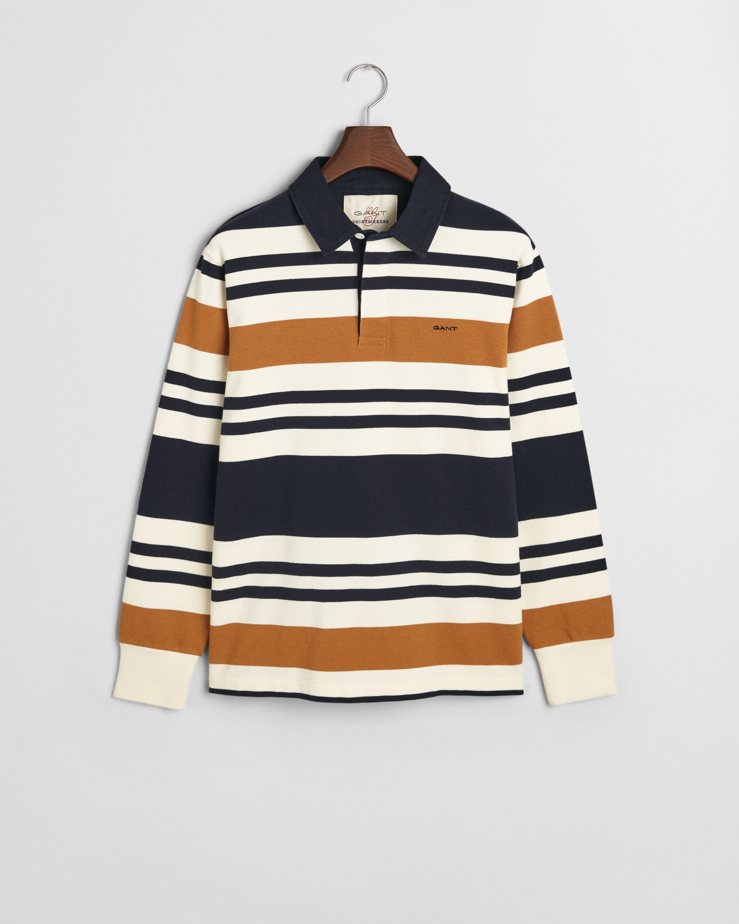 Gant Langarm-Poloshirt »MULTISTRIPE HEAVY RUGGER«, mit bunten Streifen, unisex