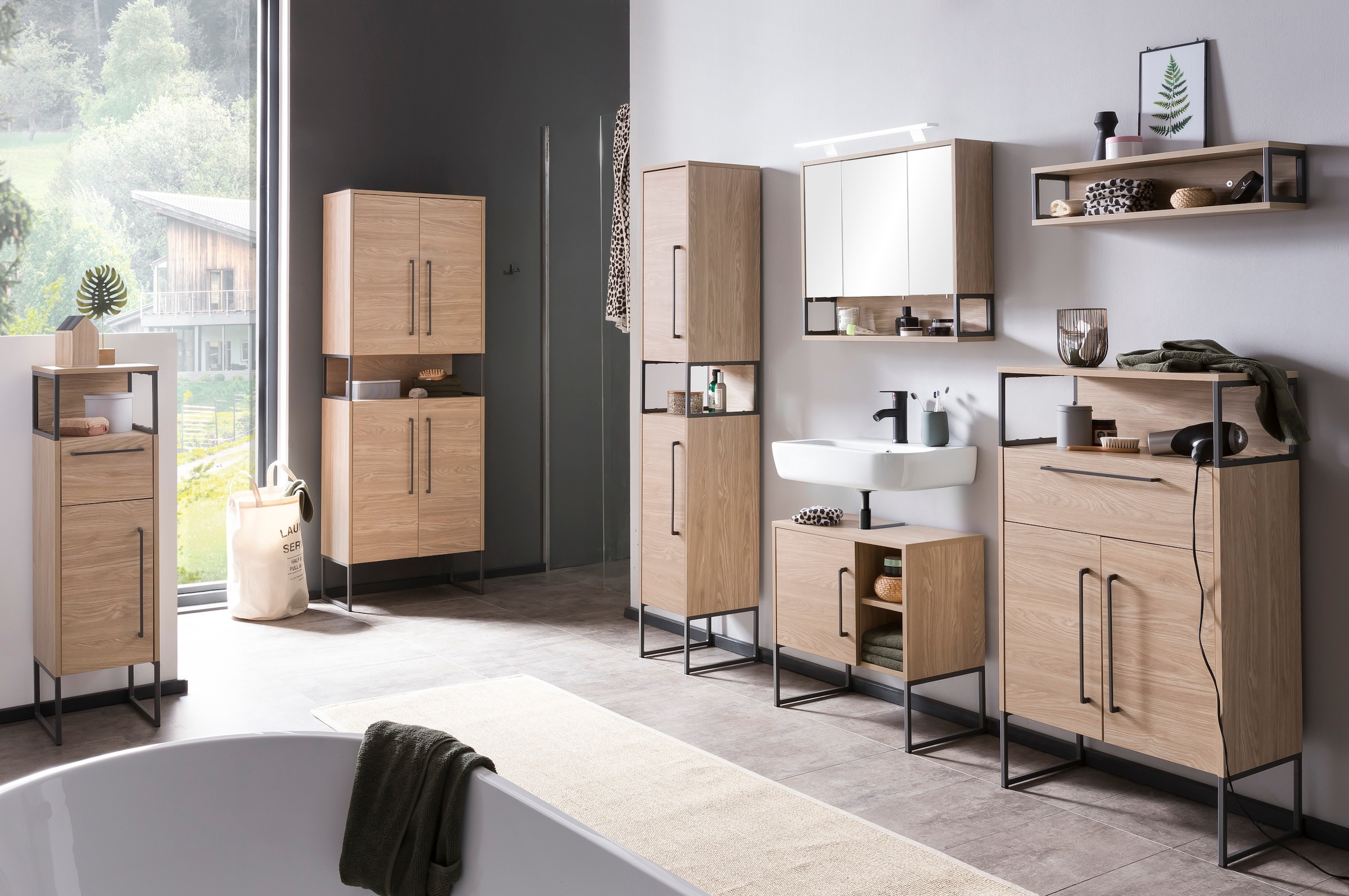 Schildmeyer Waschbeckenunterschrank »Limone«