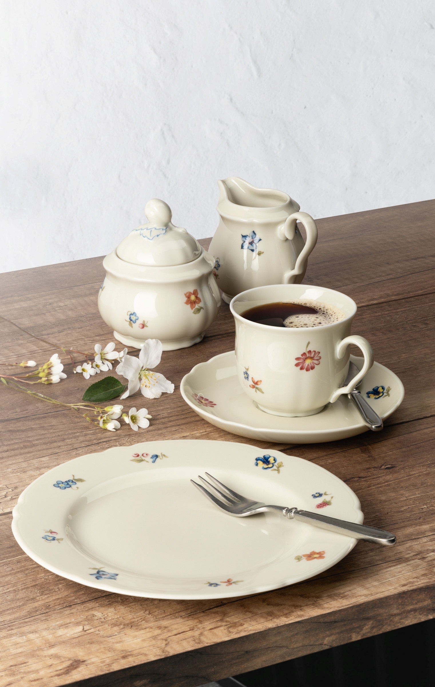 Seltmann Weiden Kaffeeservice »Geschirr-Set, Service Marieluise«, (Set, 20 tlg.), Geschirr, Geschirr-Set, Made in Germany, 20 Teile, für 6 Personen