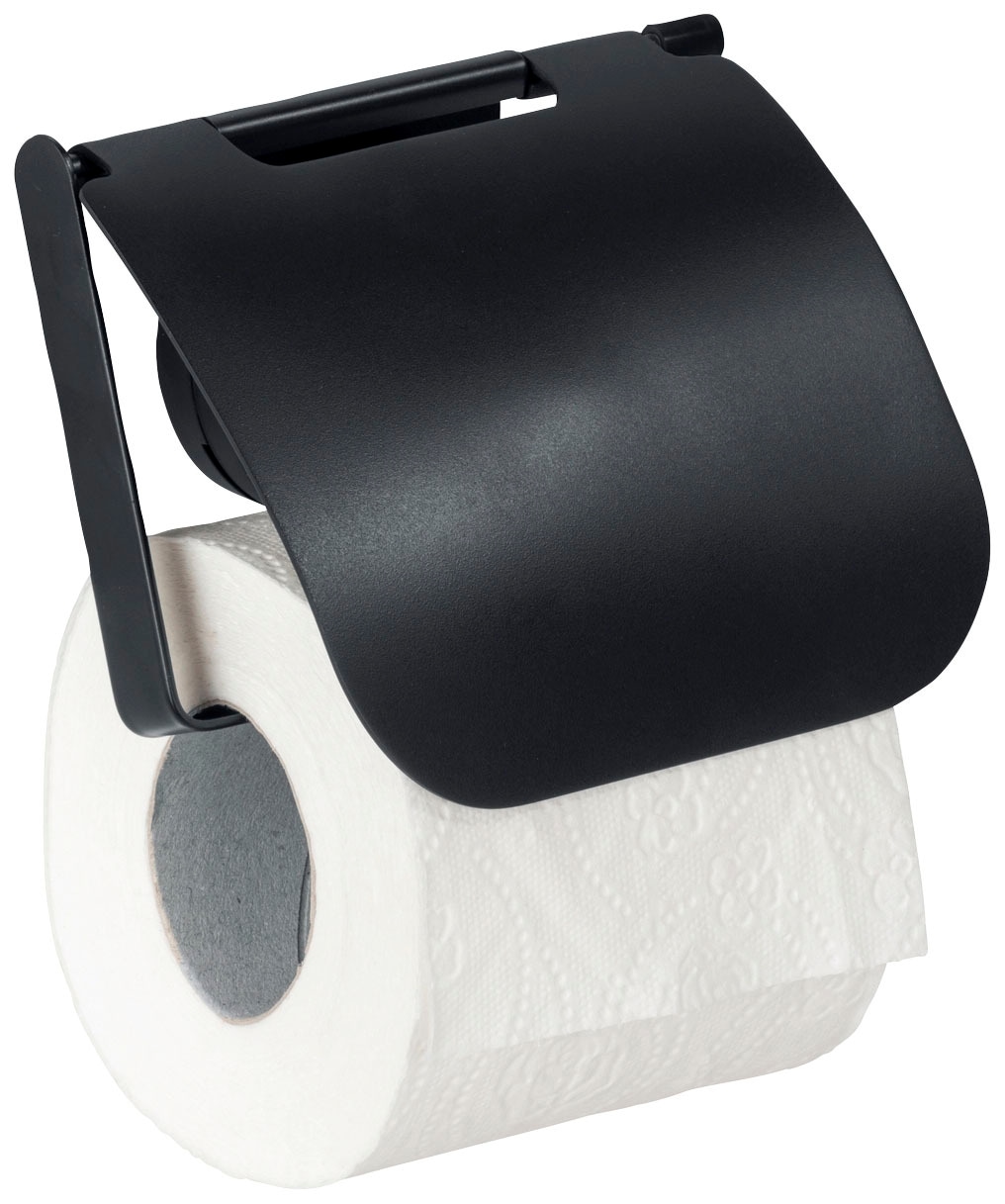 WENKO Toilettenpapierhalter »Static-Loc® Plus Pavia«, mit Deckel, Befestigen ohne Bohren
