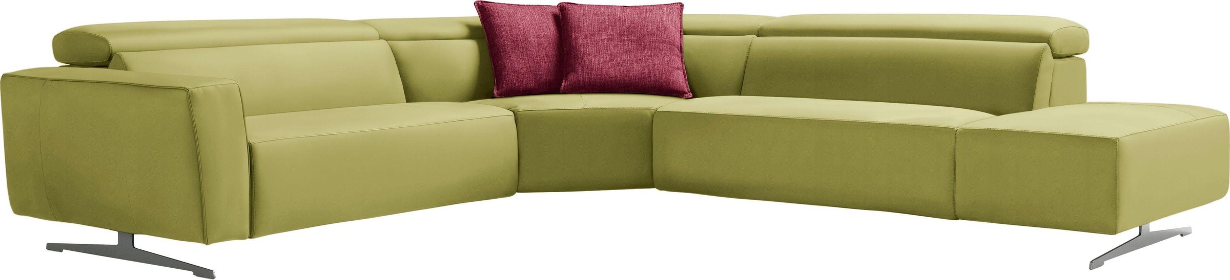 Egoitaliano Ecksofa »Stefanie-e, Designsofa der Extraklasse, bequem mit hoh günstig online kaufen