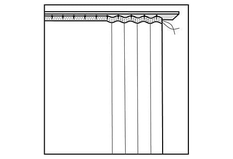 my home Gardine »Tanaro«, (2 St.), Vorhang, Fertiggardine, 2-er Set, mit Sc günstig online kaufen