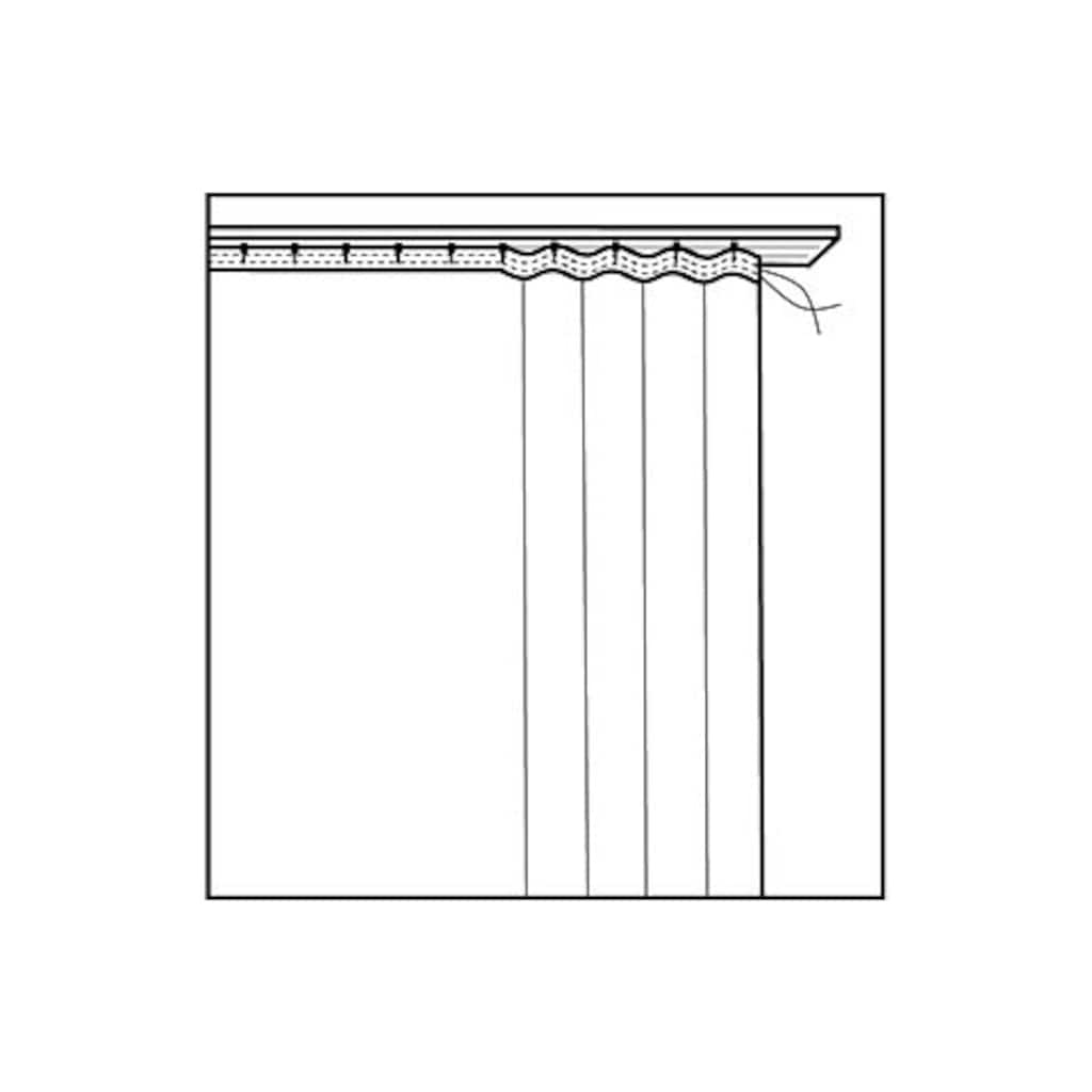 Home affaire Vorhang »Parry«, (2 St.), 2-er Set, blickdicht, monochrom, basic