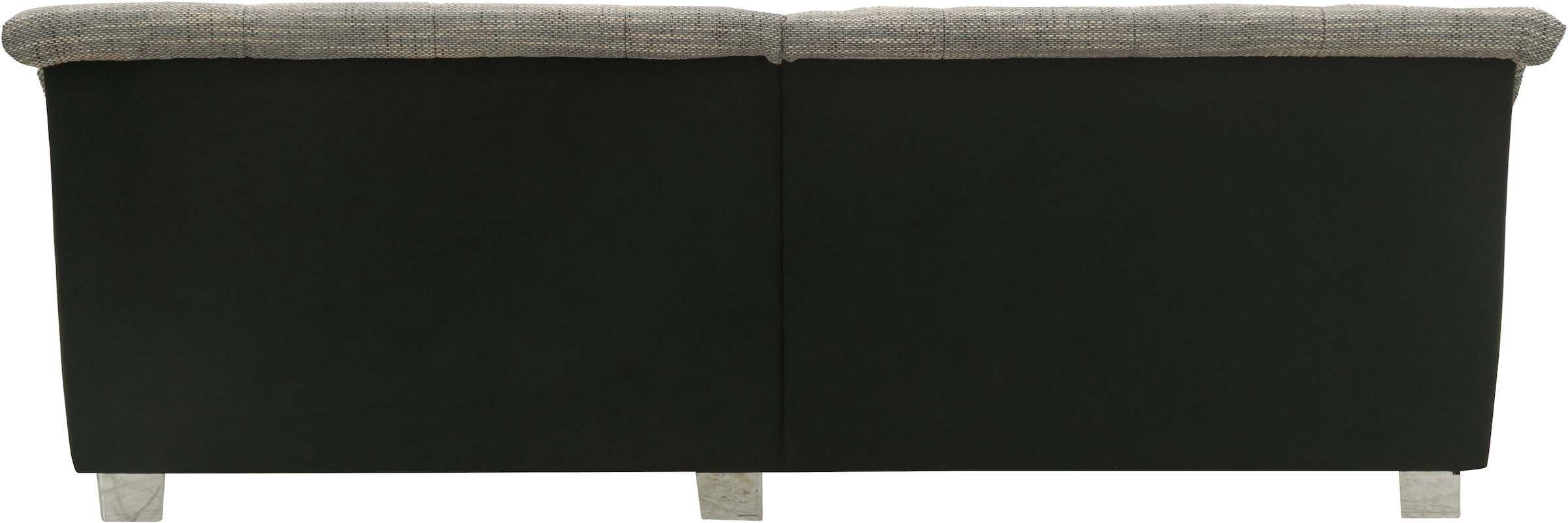 DOMO collection Ecksofa »100031 kompakte Stellmaße, komfortabel und bequem, L-Form«, wahlweise mit Bettfunktion und Armteilverstellung. Breite 234cm