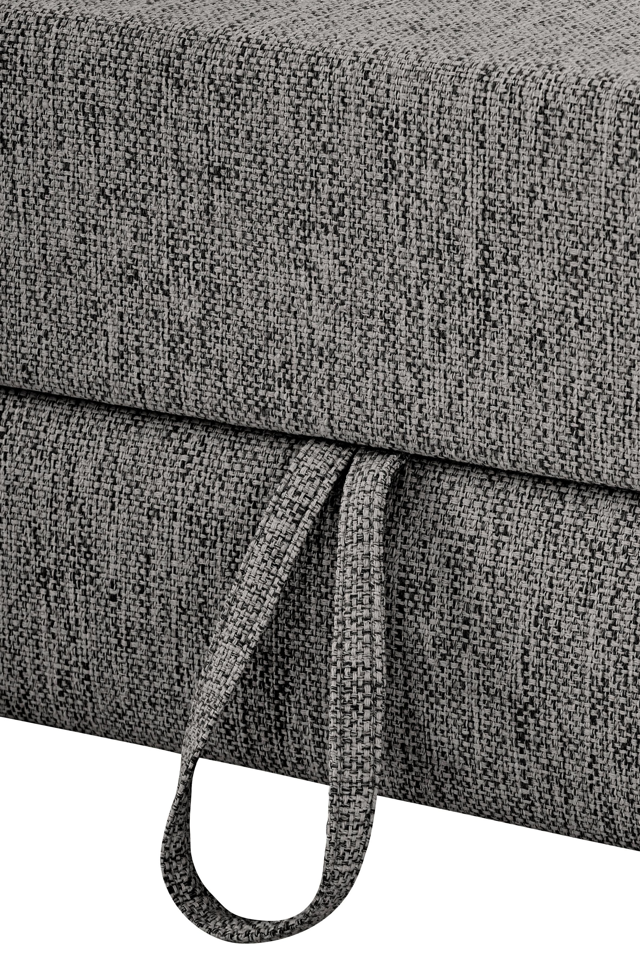 Home affaire Ecksofa »Palmera L-Form«, Federkern, wahlweise mit Bettfunktion und mit/ohne Bettkasten
