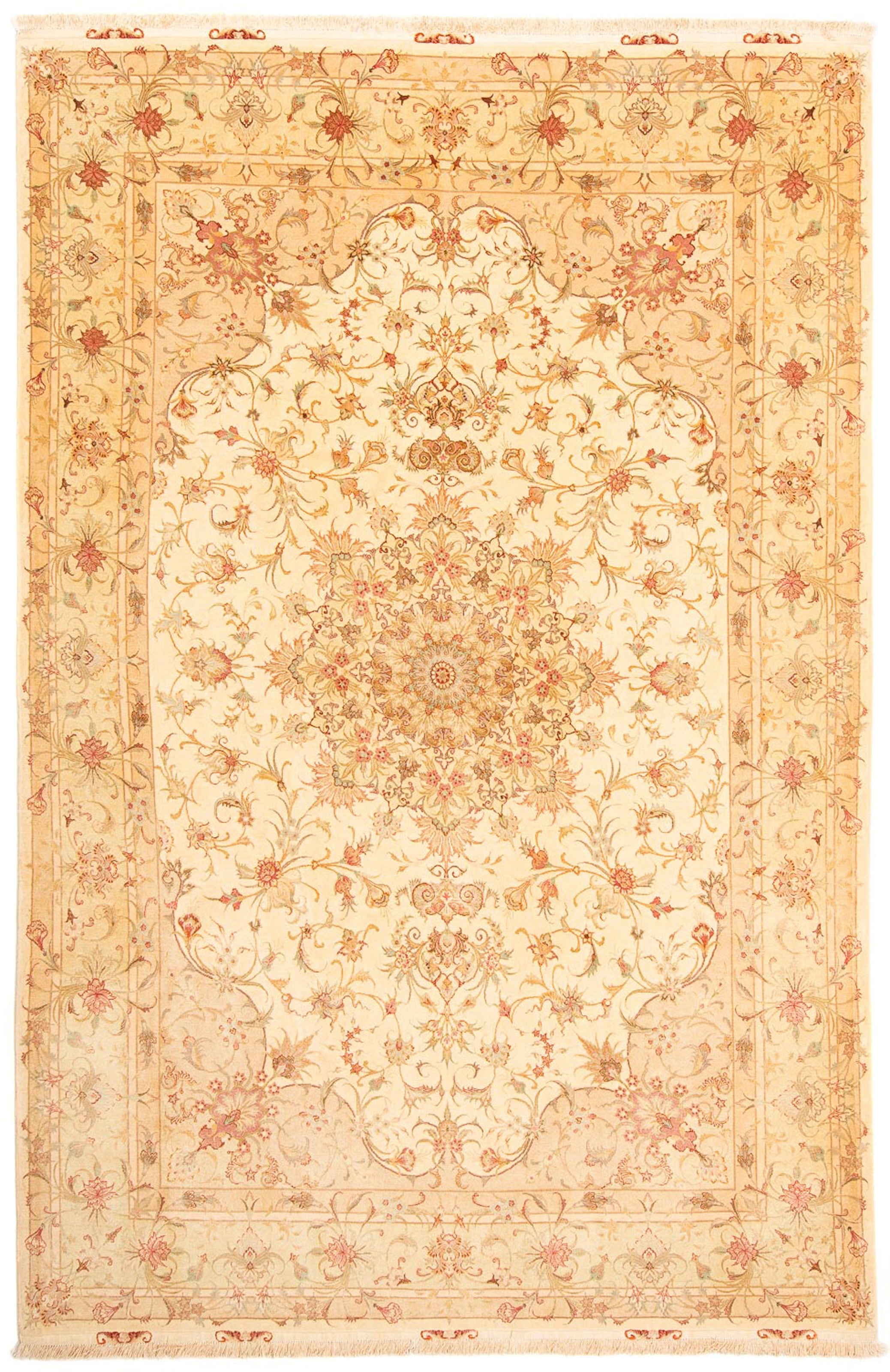 morgenland Orientteppich »Perser - Täbriz - Royal - 302 x 198 cm - beige«, günstig online kaufen