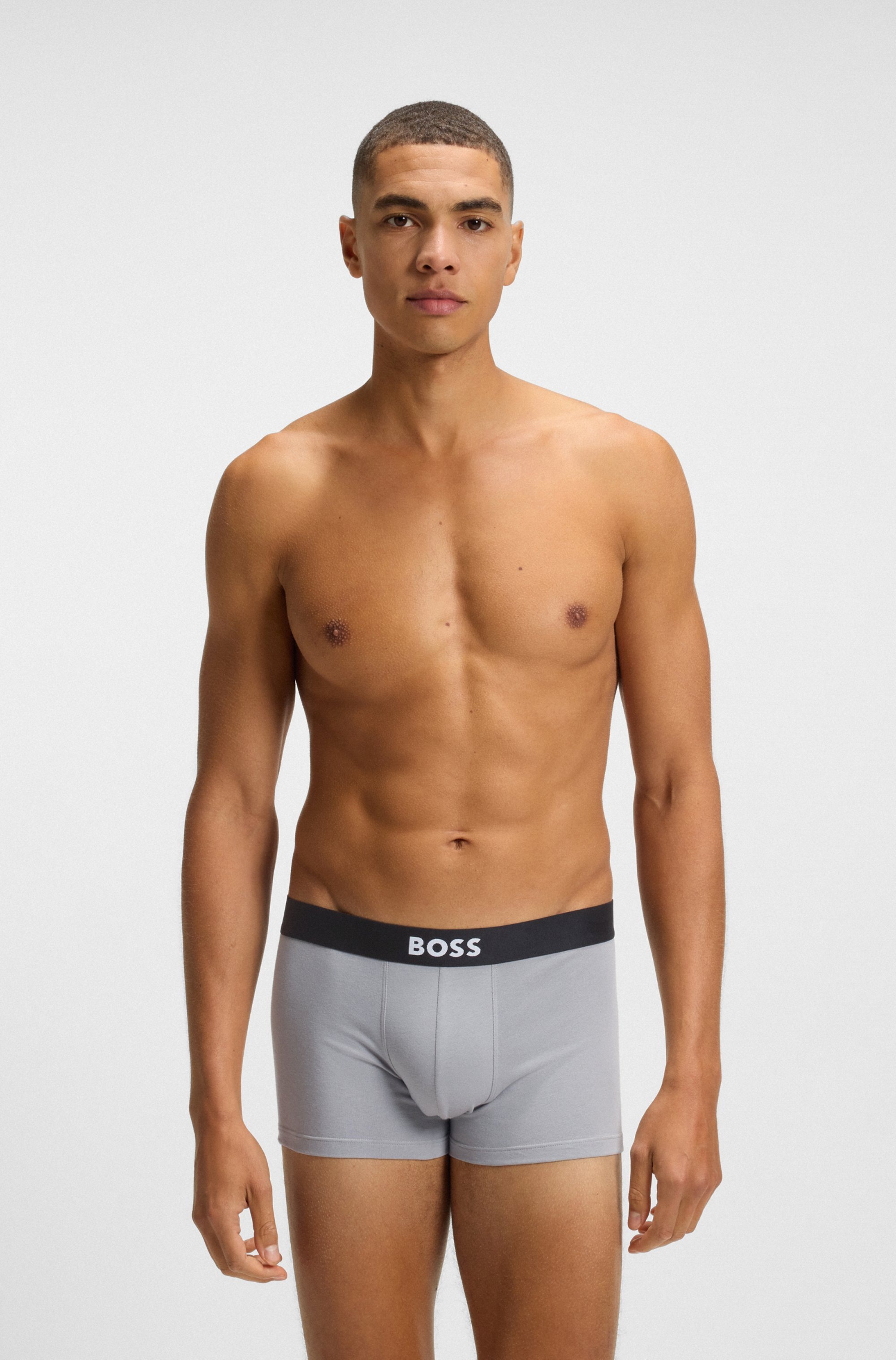 BOSS Trunk »3P Trunk BOSS ONE« mit unifarbenen Bund