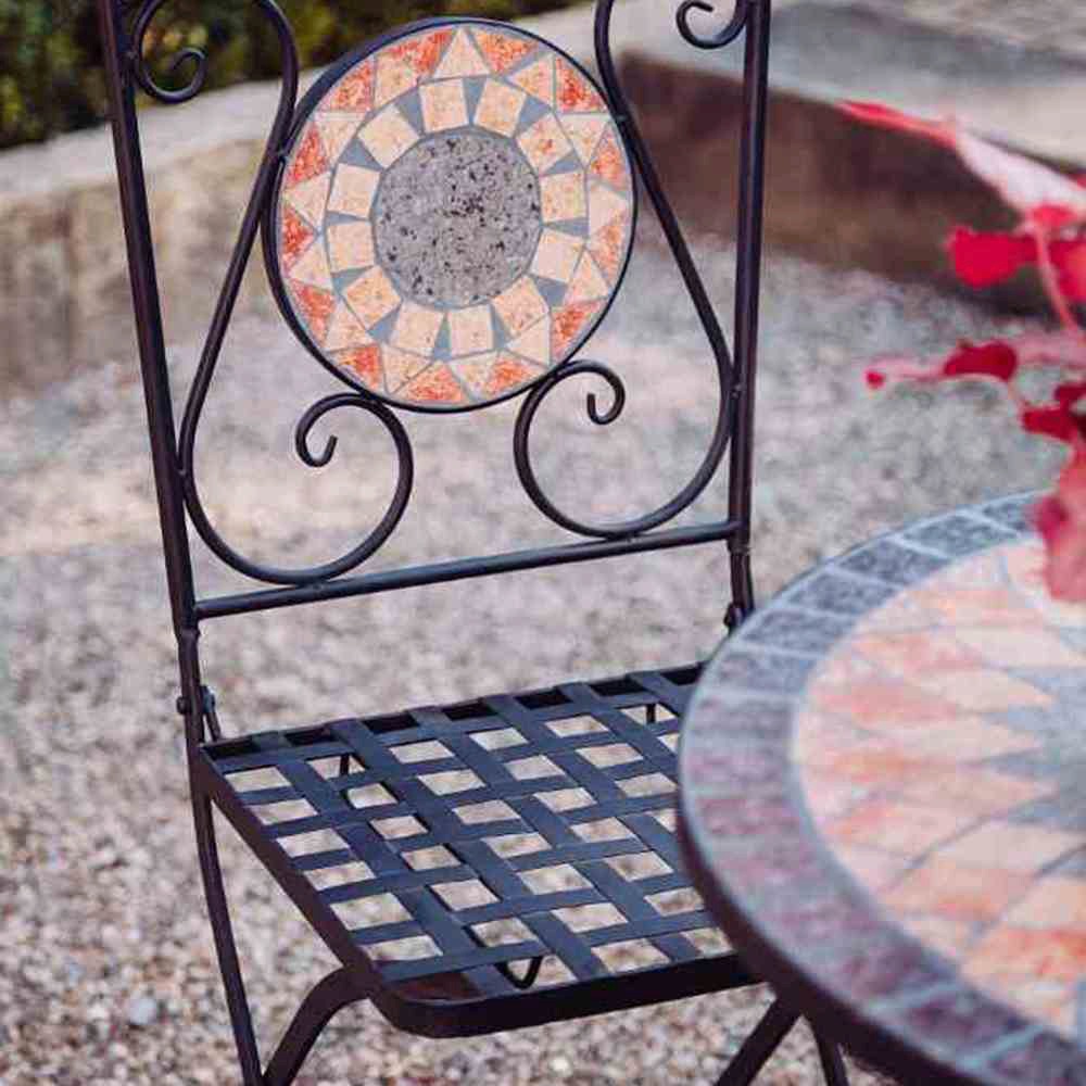 »Prato«, Gartentisch bestellen Garden Siena auf Rechnung Mosaikoptik