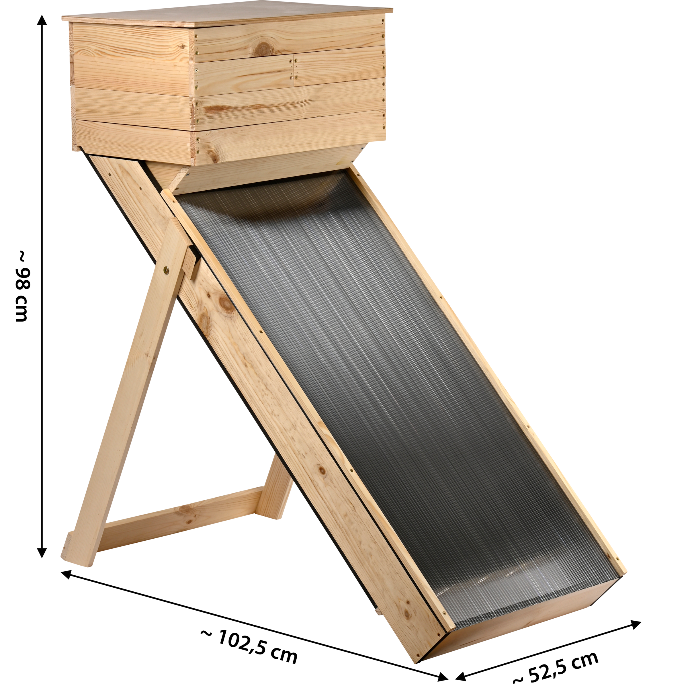 dobar Dörrautomat »Solar-Trockner aus Holz« zum Trocknen von Kräutern, Obst günstig online kaufen