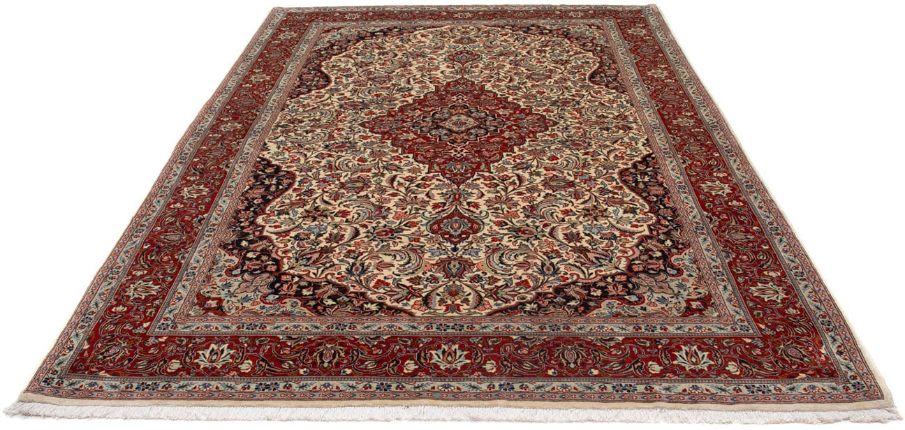 morgenland Wollteppich »Golpayegan Medaillon Beige 310 x 210 cm«, rechtecki günstig online kaufen