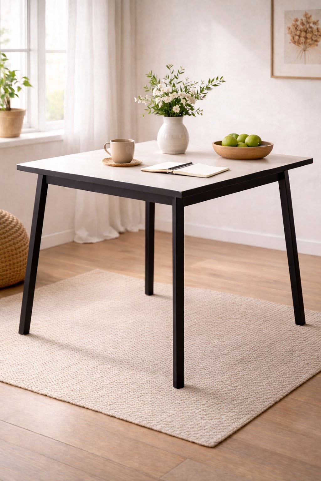 Hammel Furniture Esstisch »Esstisch Basic– ausziehbar, dänisches Design, mit Einlegeplatten« 90(164)x90 cm, Melamin / Massivholz, stabiler dänische Design Tisch