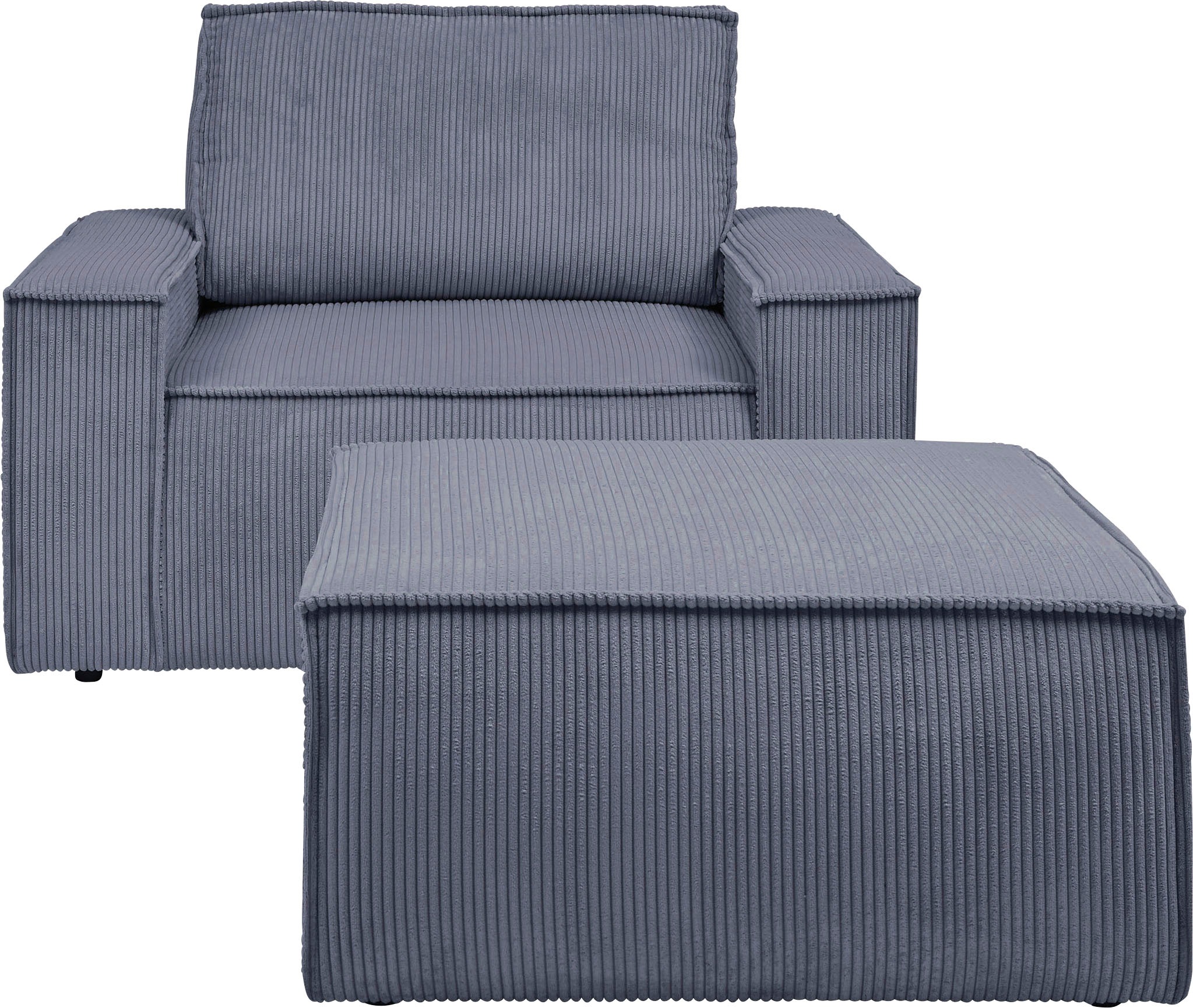 Home affaire Sessel »SHERWOOD«, Loveseat und Hocker im Set, passend zur Pol günstig online kaufen