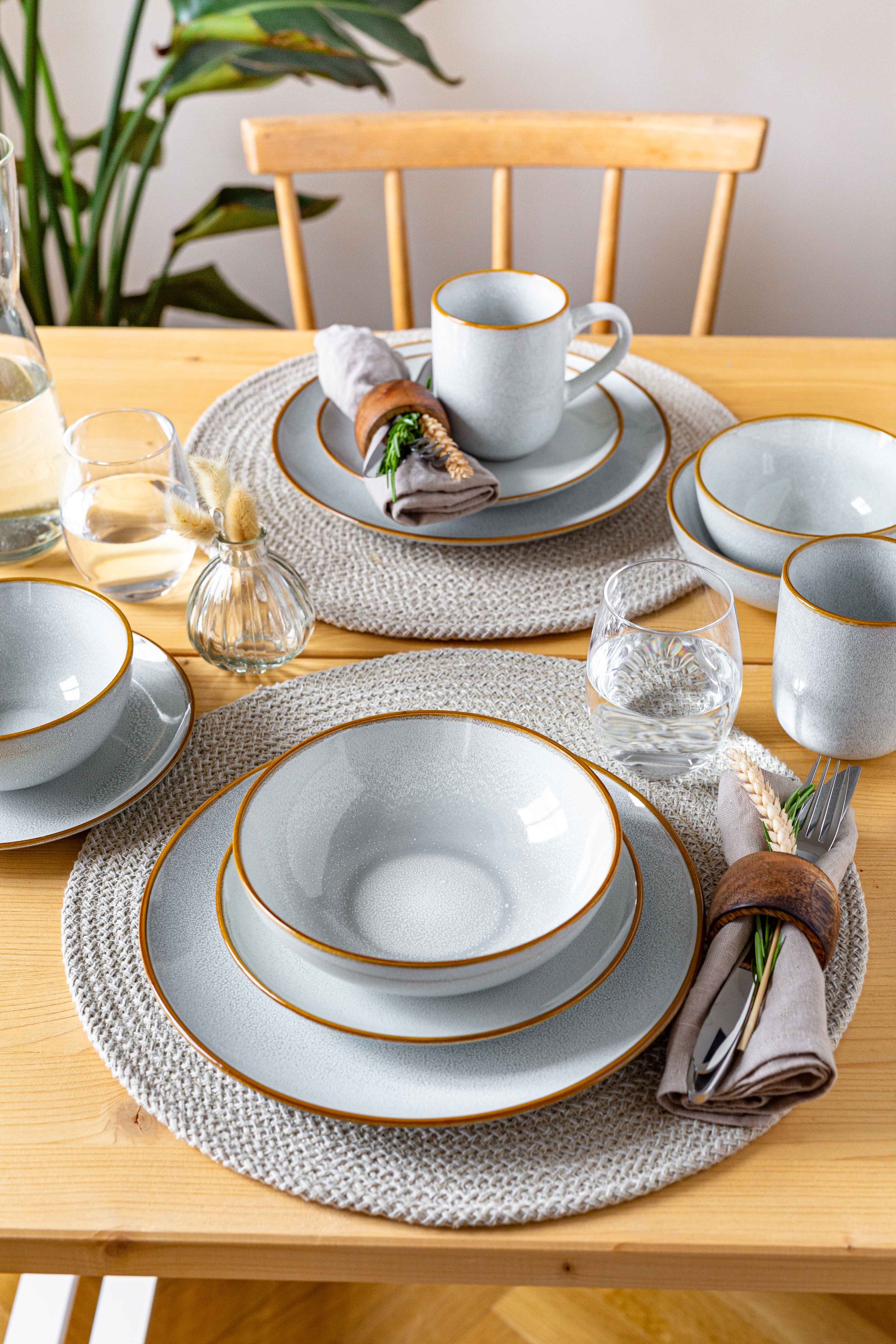 MÄSER Kombiservice »MABELLA, Geschirrset, Steinzeug« Geschirr-Set, Service günstig online kaufen