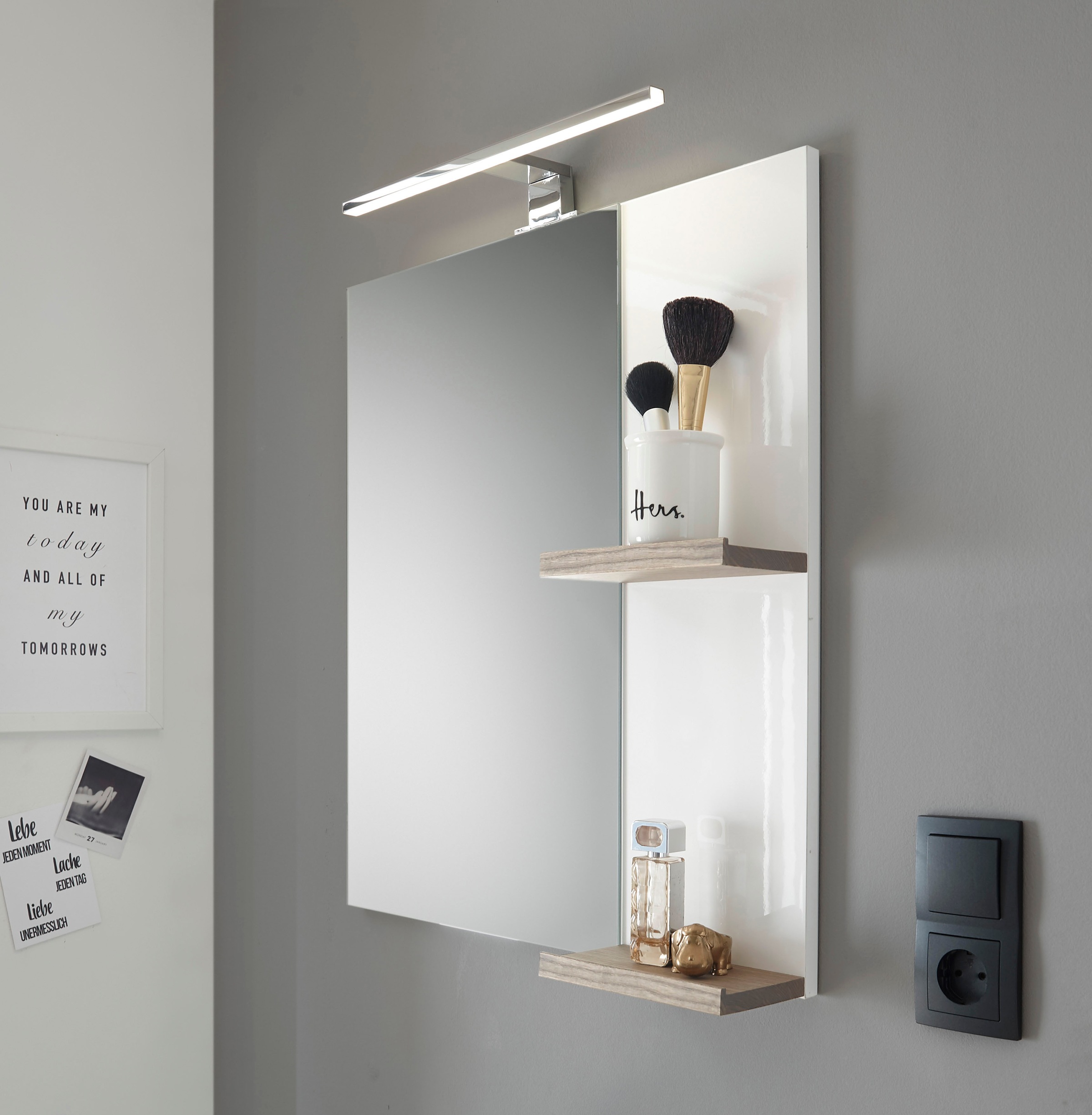Places of Style Badspiegel »SOLiD, Spiegel im modernen Design, Wandspiegel« günstig online kaufen